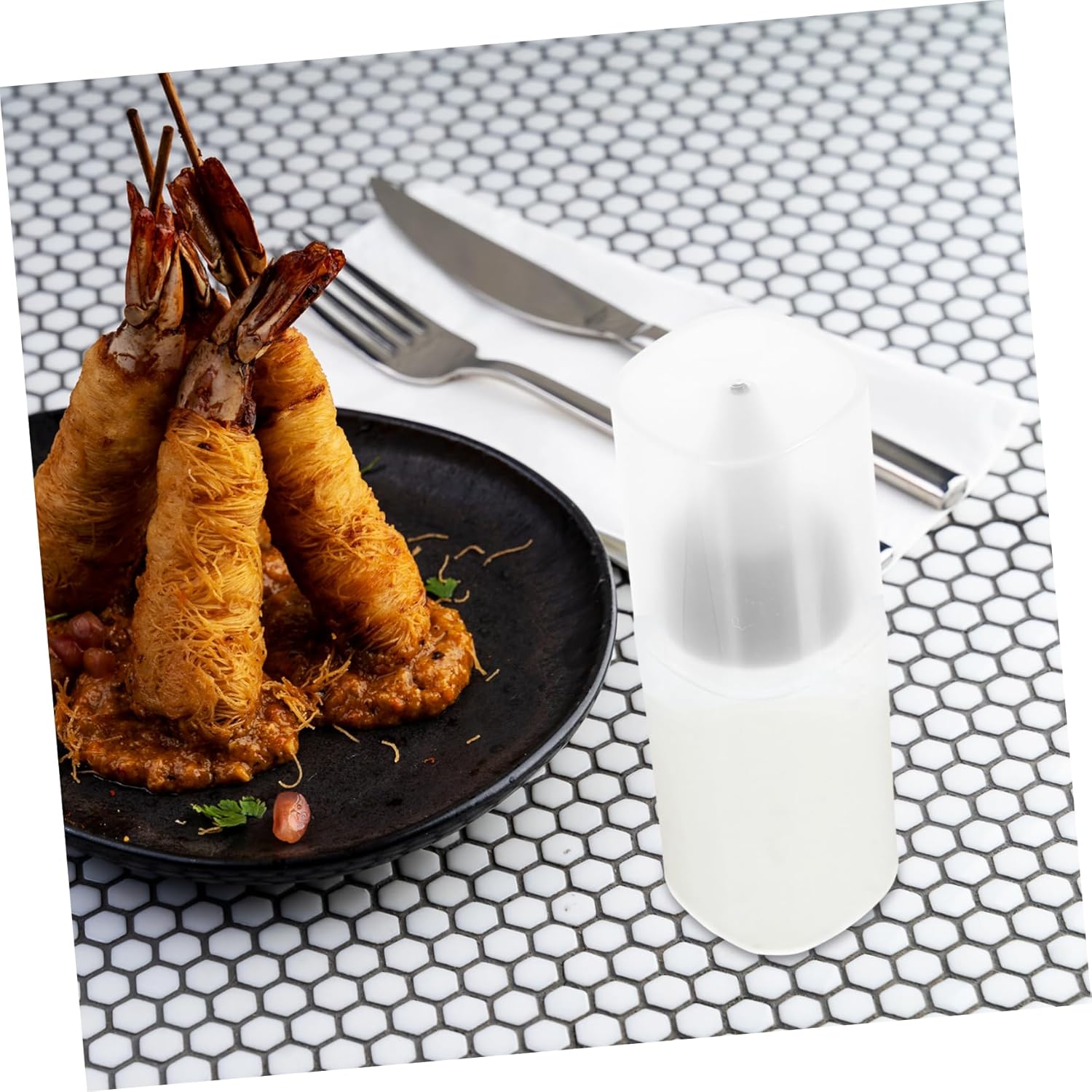 Cabilock 40ml Condiment Squeeze Bottles with Scale
