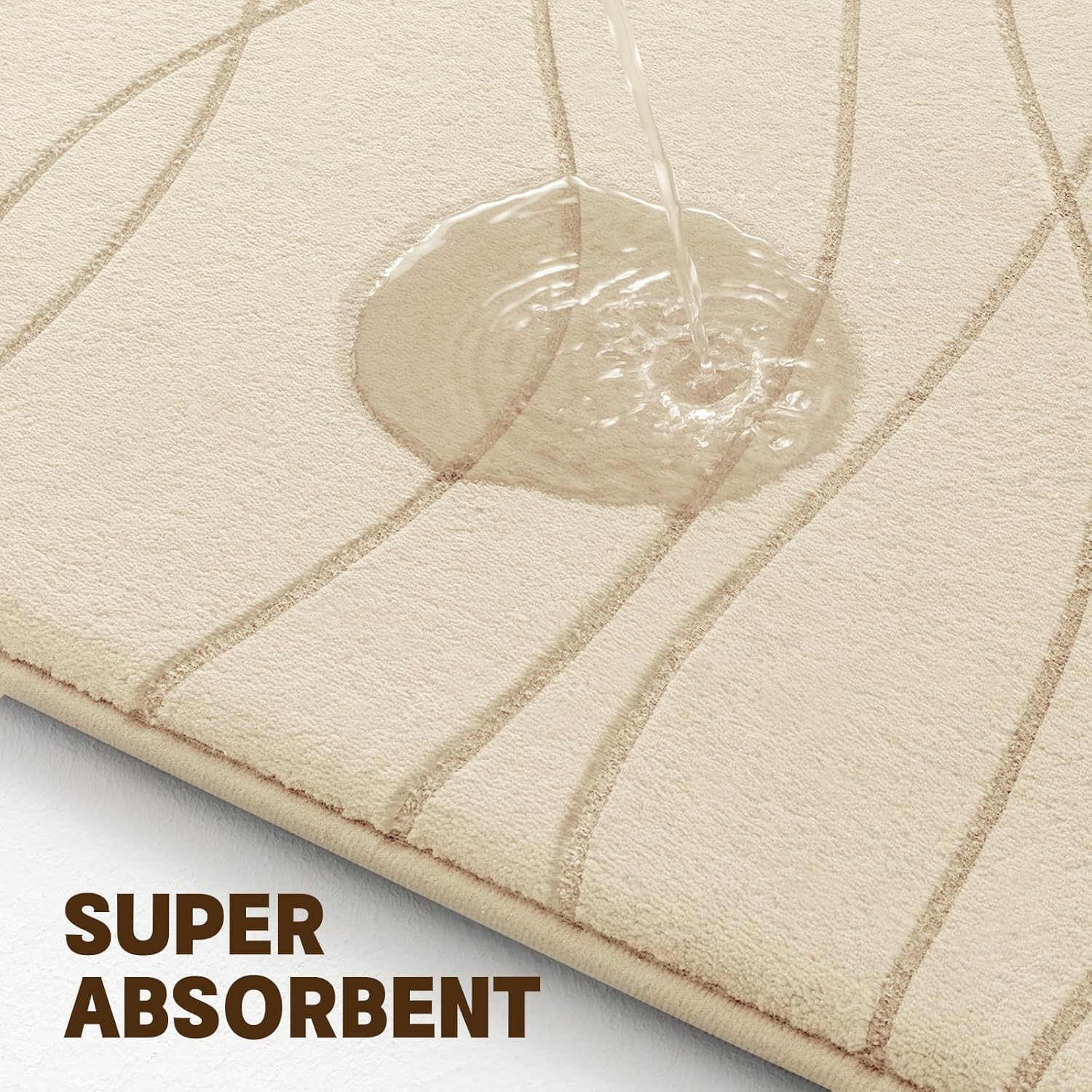 YIHOUSE Memory Foam Bathroom Rugs