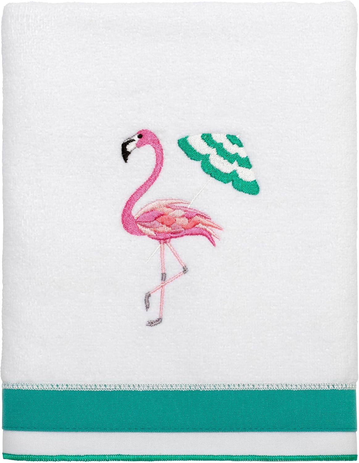 Avanti Linens Hand Towel Soft Absorbent Cotton Flamingo