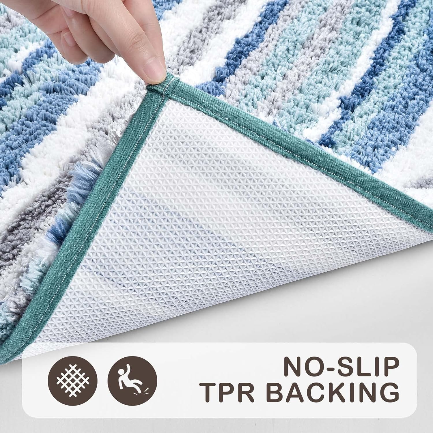 Cozary Luxury Bathroom Rug Mat