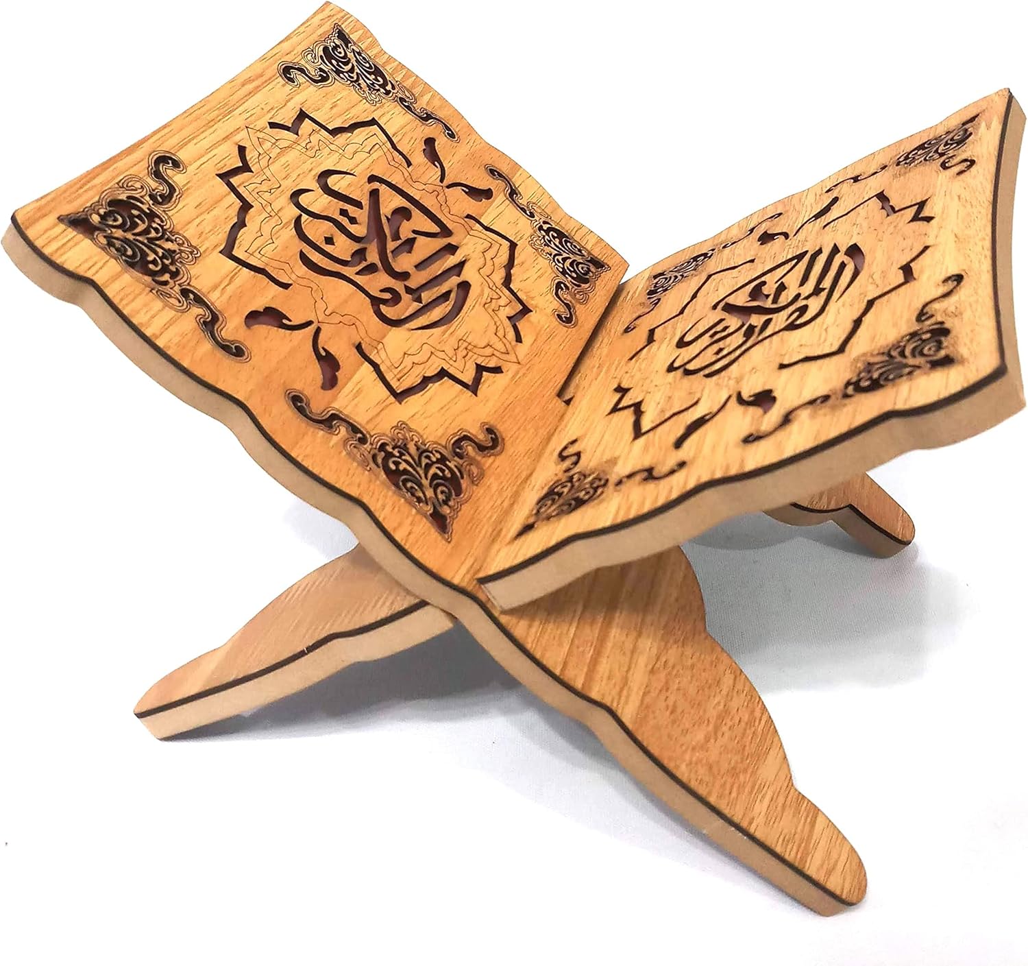 Beautiful Quran Stand with Arabic Calligraphy for Home or Gifting