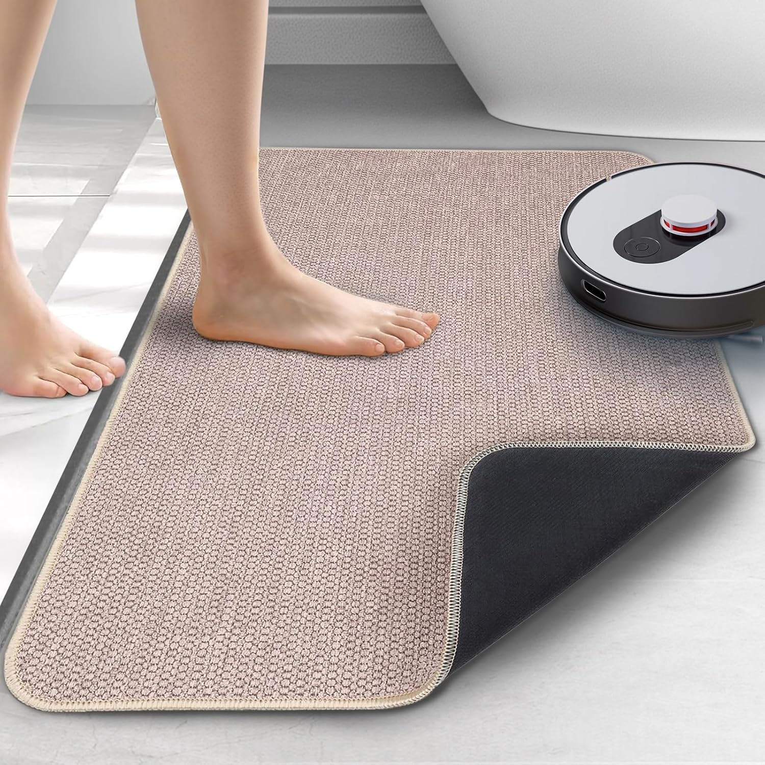 Comfort-Soft Non-Slip Bathroom Rugs