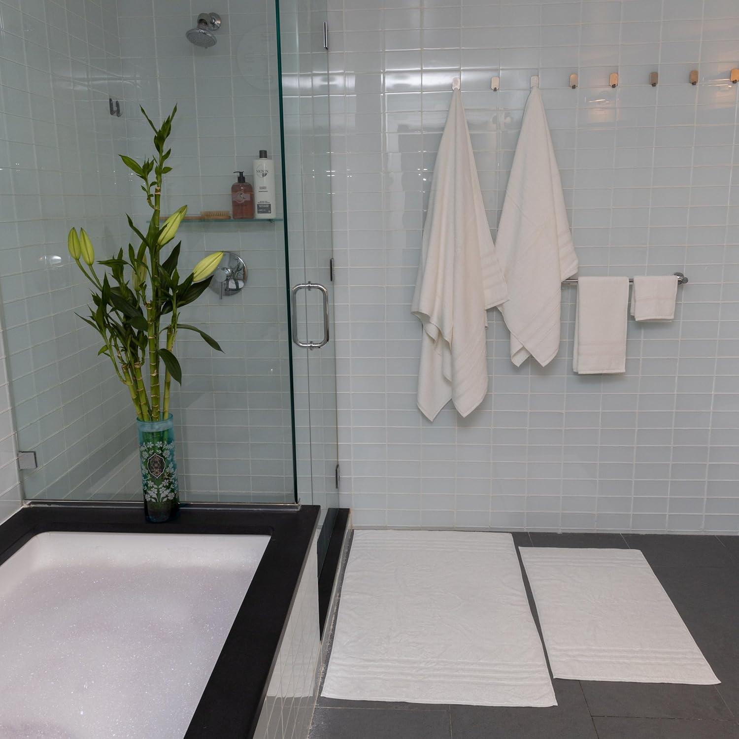Luxury Turkish 14-Piece Bath Bundle with Eco-Friendly Hypoallergenic SofTex Quality