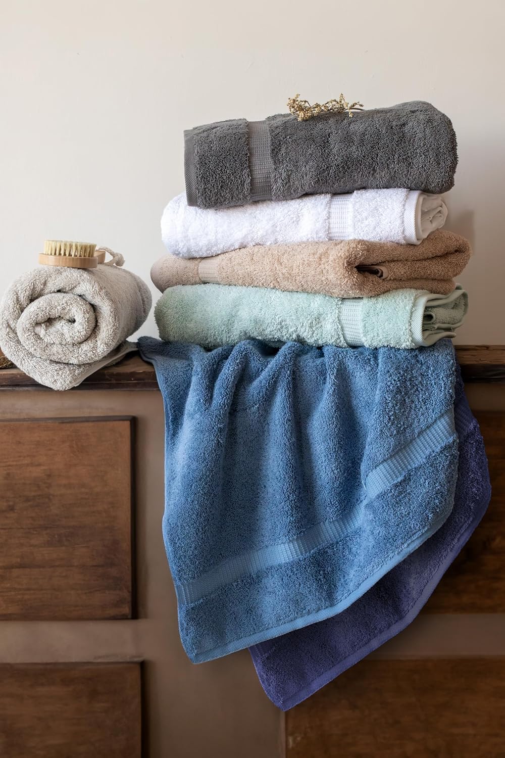 SALBAKOS Premium 6 Piece Hand Towels Set
