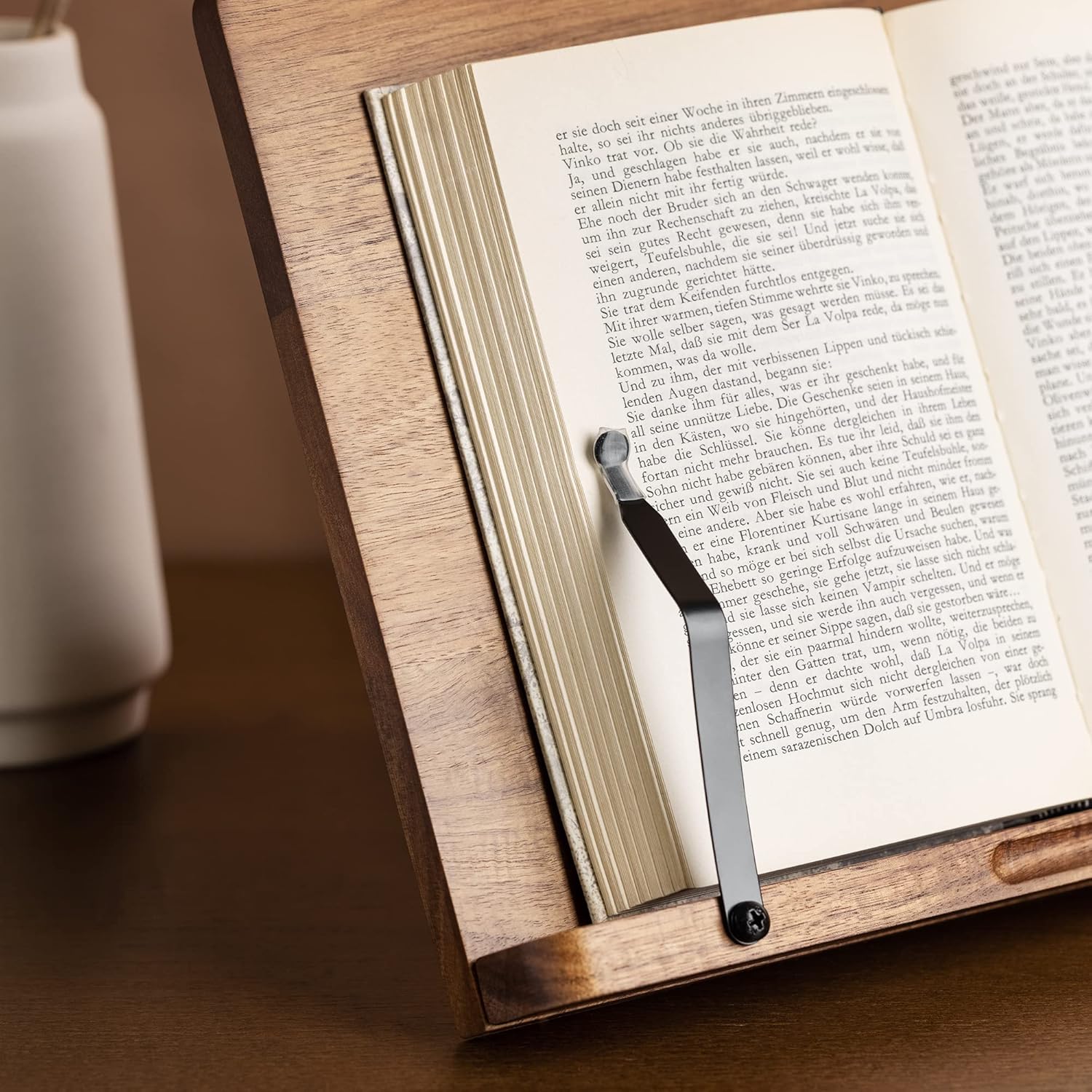 Wooden Easel Stand for Recipe Cookbooks