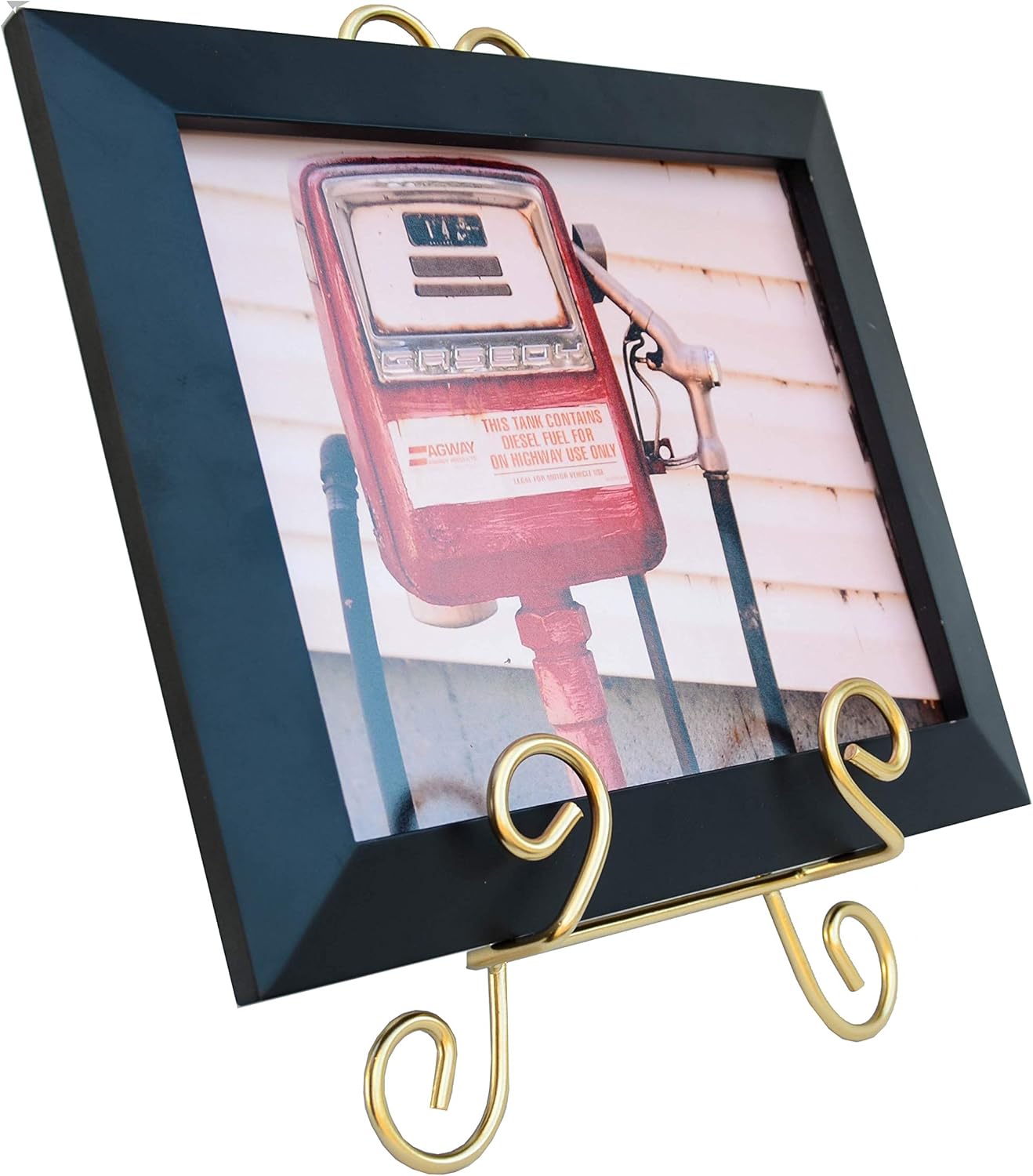 Elegant Heavy-Duty Metal cookbook Stand for Hands-Free Reading Storage