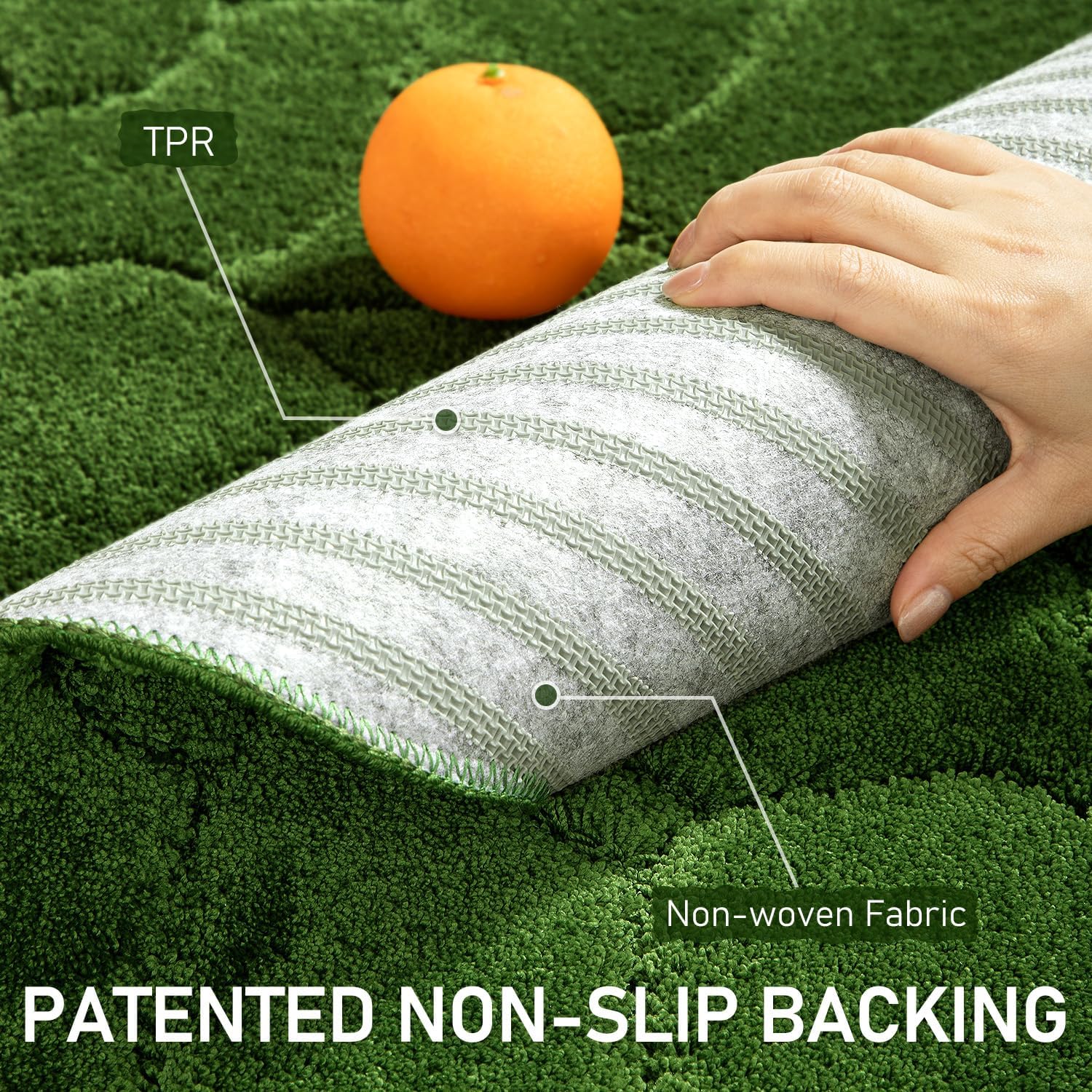 BSICPRO Large Bathroom Rug 24X36 Inches Non Slip Microfiber Mat
