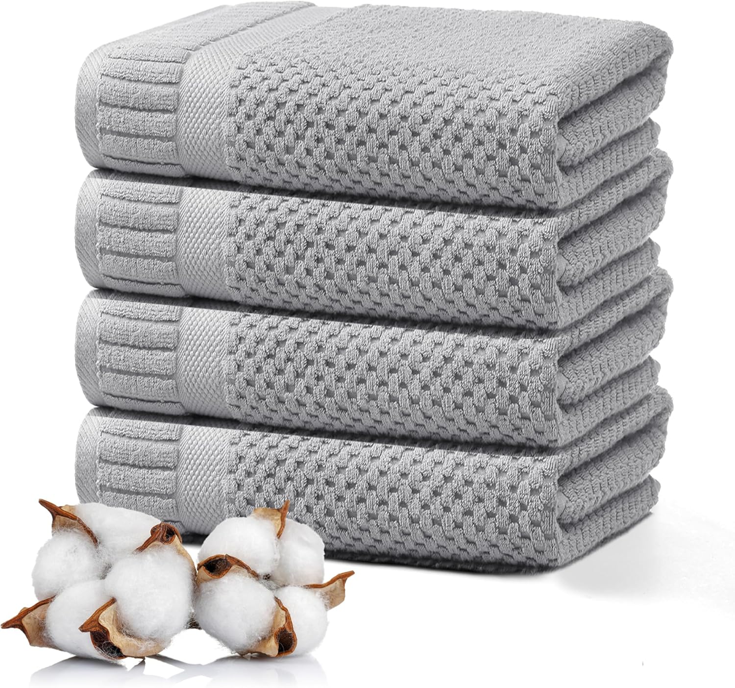 Luxury Soft 100 Cotton Bath Towels for Men Women