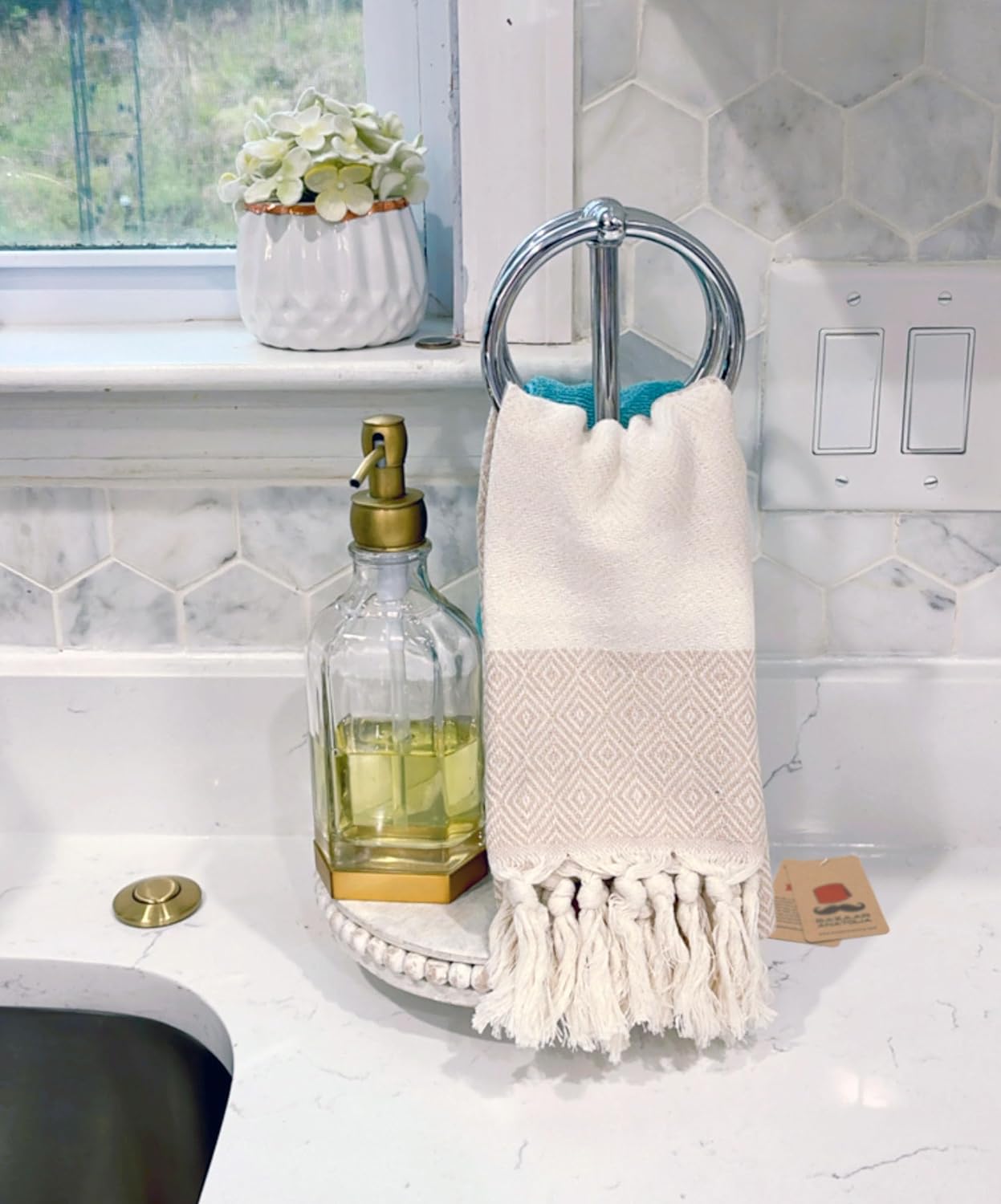 Bazaar Anatolia 4x 39x19 Pure Cotton Hand Towels