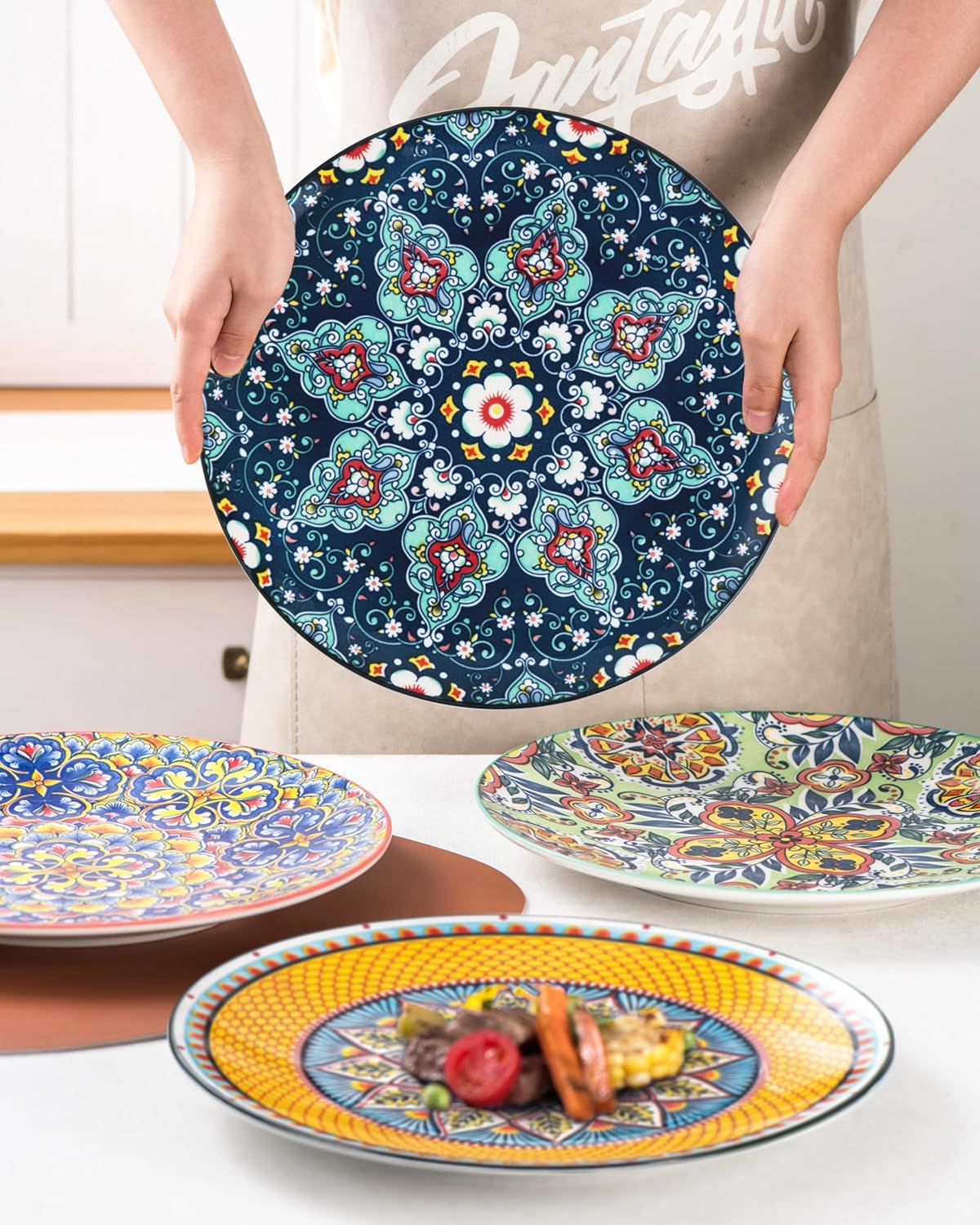 12-Piece Bohemian Dinnerware Set