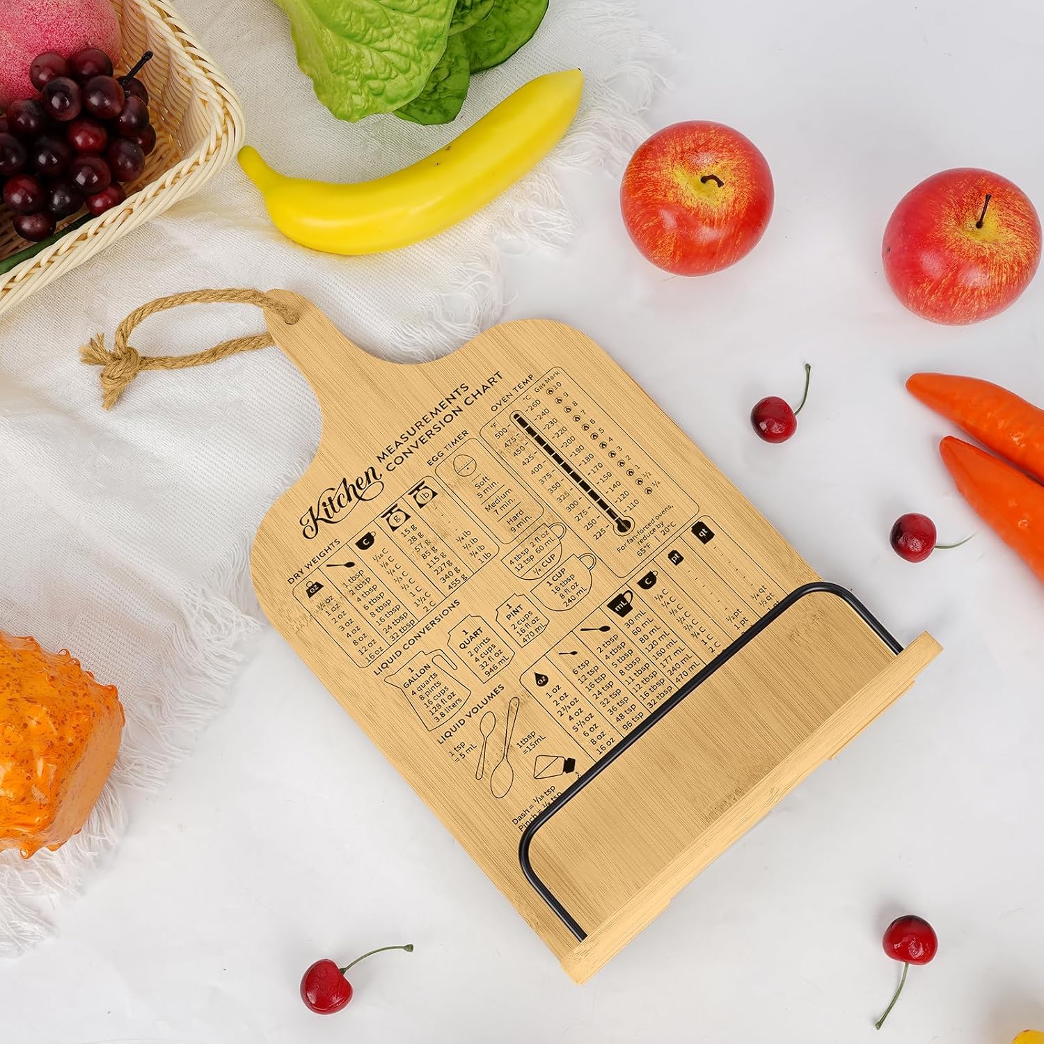 Adventico Bamboo Cook Book Stand