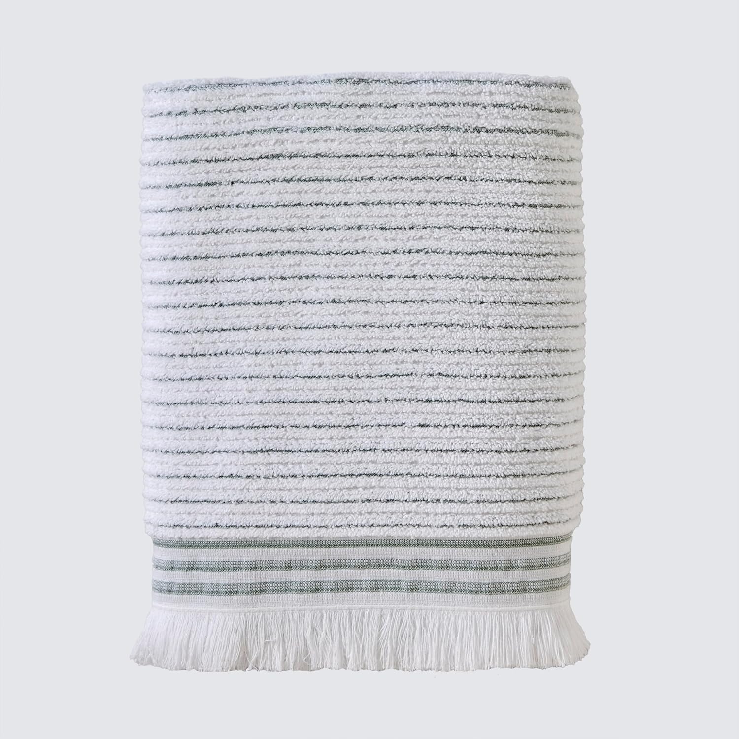 SKL Home Subtle Stripe Bath Towel Sage