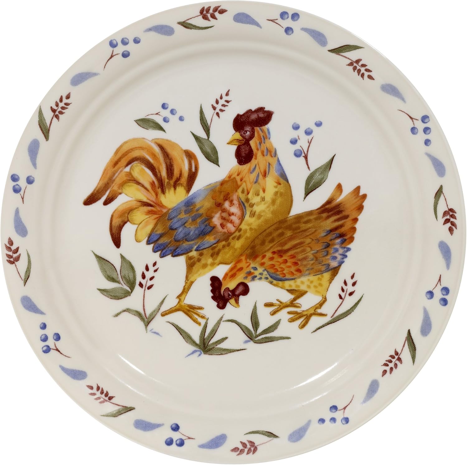 Corelle 725 inch Chrysanthemum Dinner Plate Durable dishwasher safe