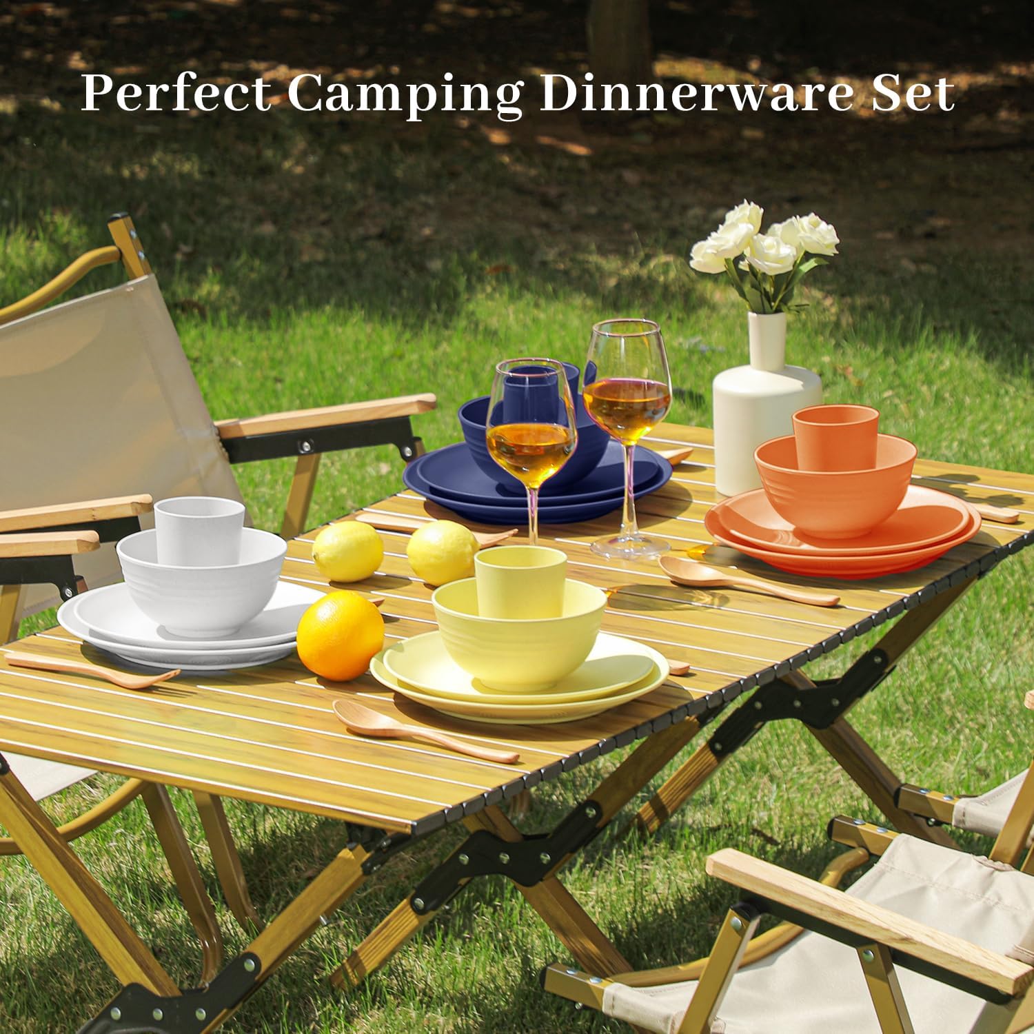 Stylish 16-Piece Dinnerware Set for 4