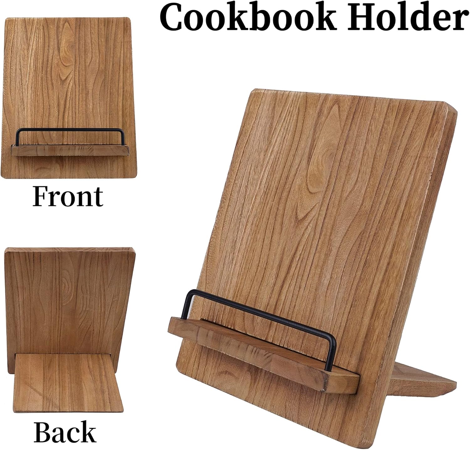 Eco-Friendly Wood Keyboard-FA V5 Kitchen Stand for Cookbooks