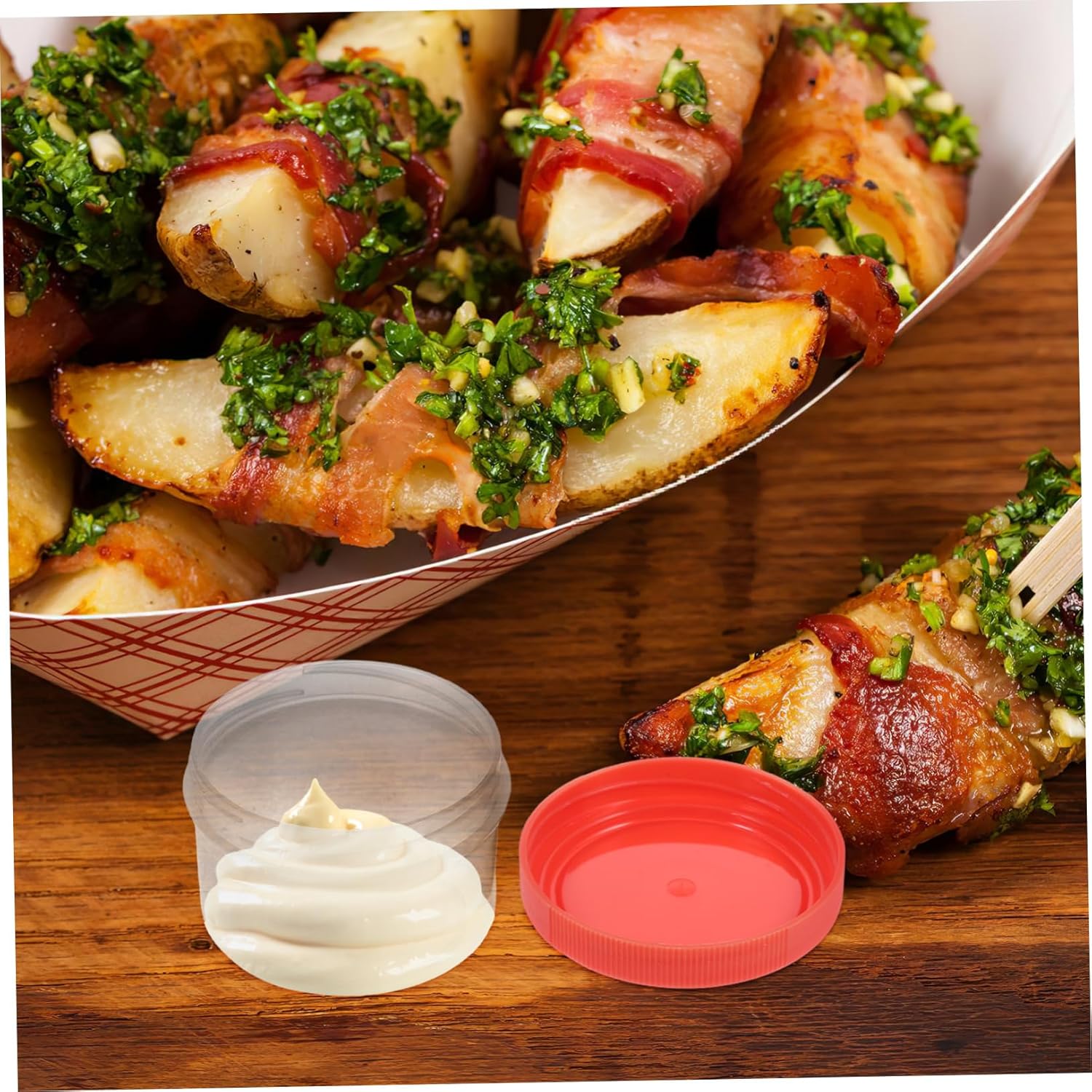 Transparent Squeeze Bottle Condiment Holder PP Material Leak-Proof Design Compact Portable