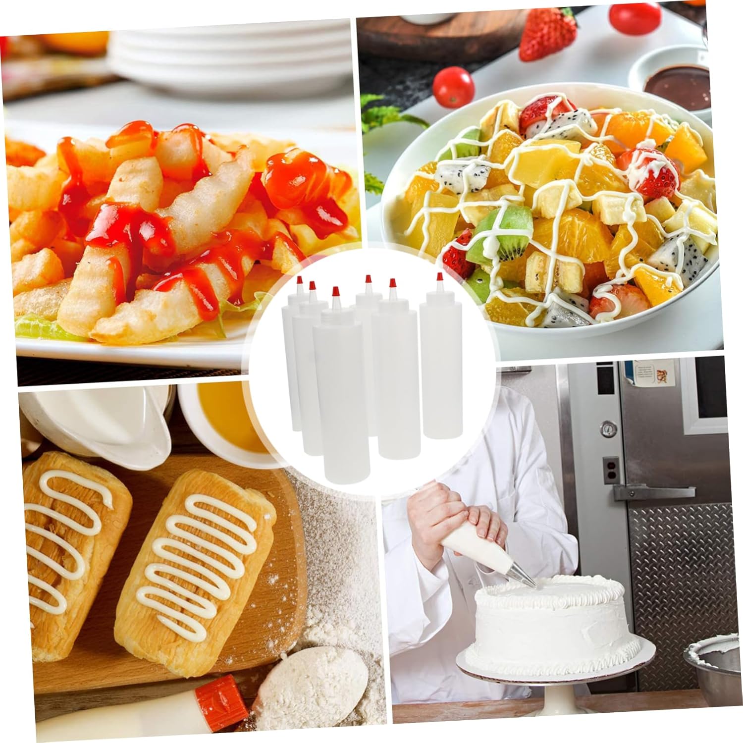 FELTECHELECTR Squeeze Bottle Set 6 Pcs