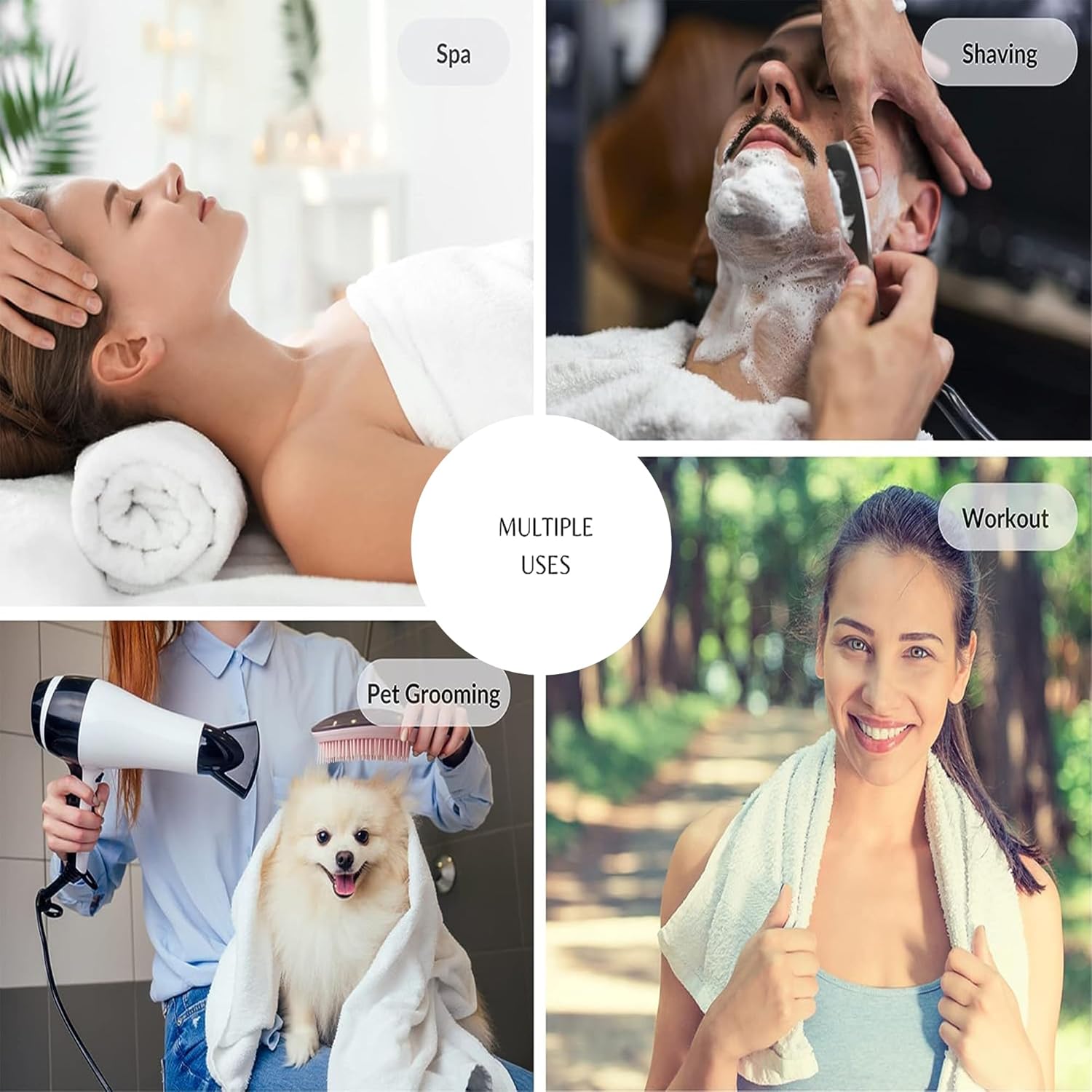 84-Piece Eco-Friendly Bath Towels