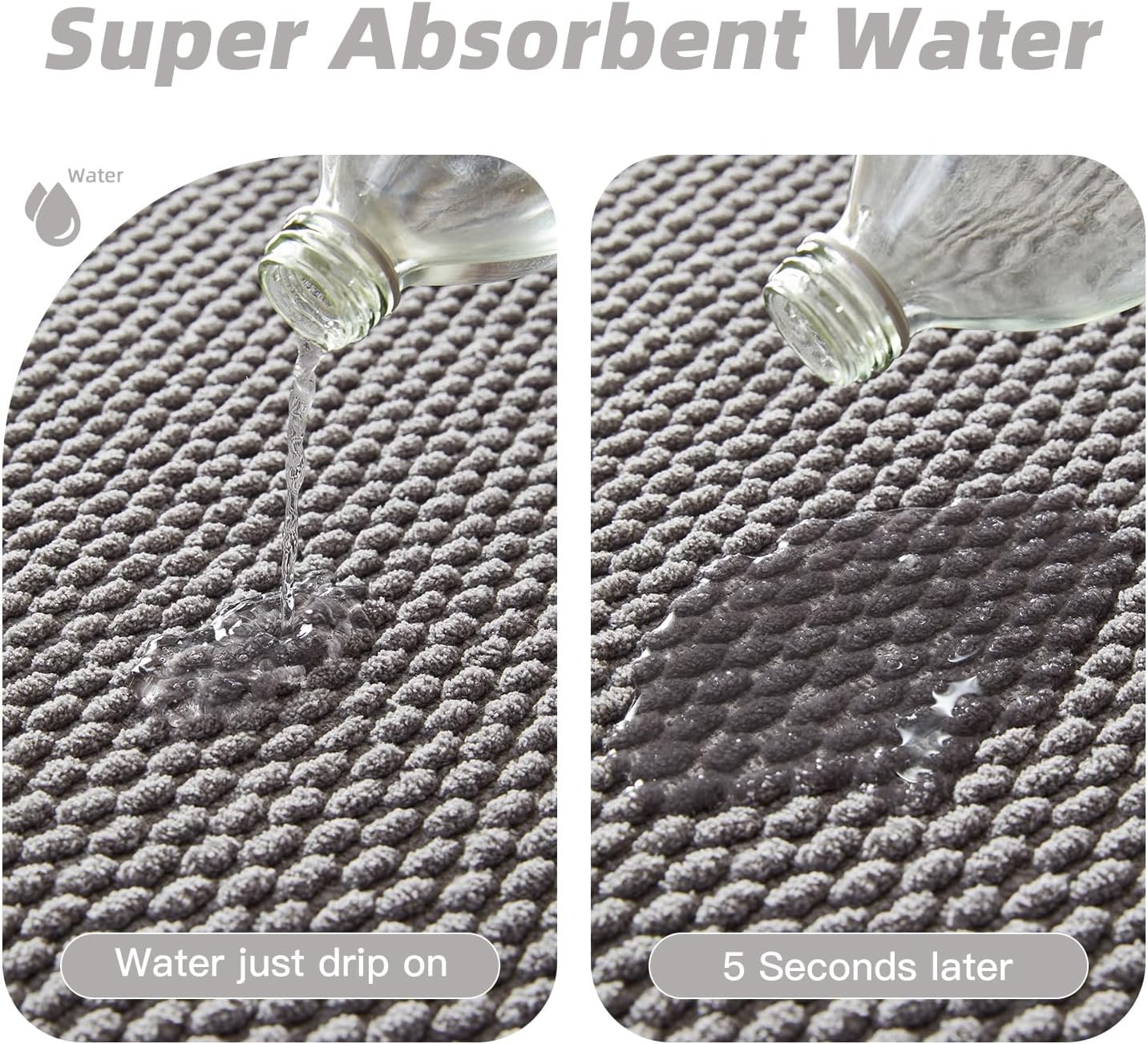 Luxury Soft Chenille Bath Mat