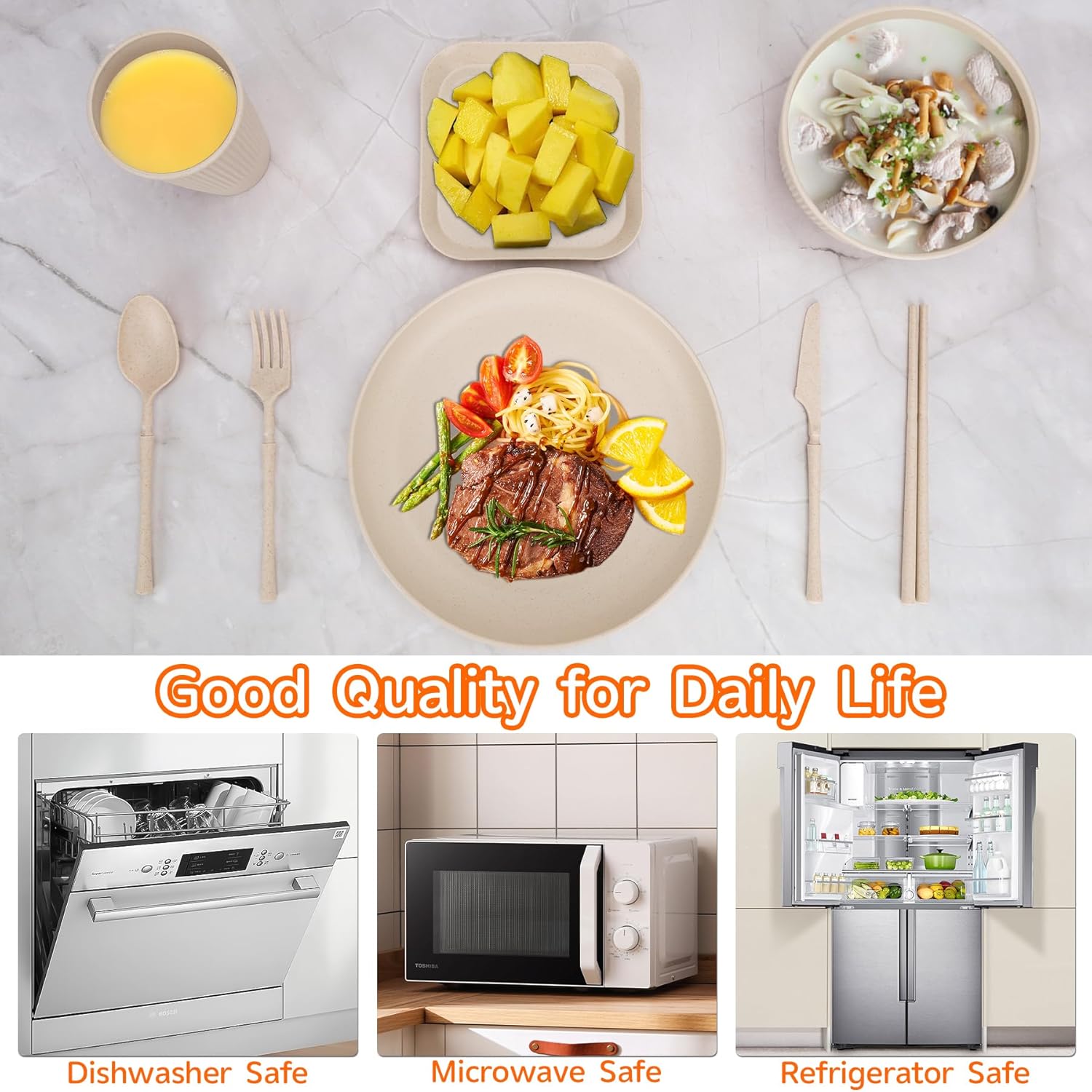 48 Pcs Dinnerware Sets