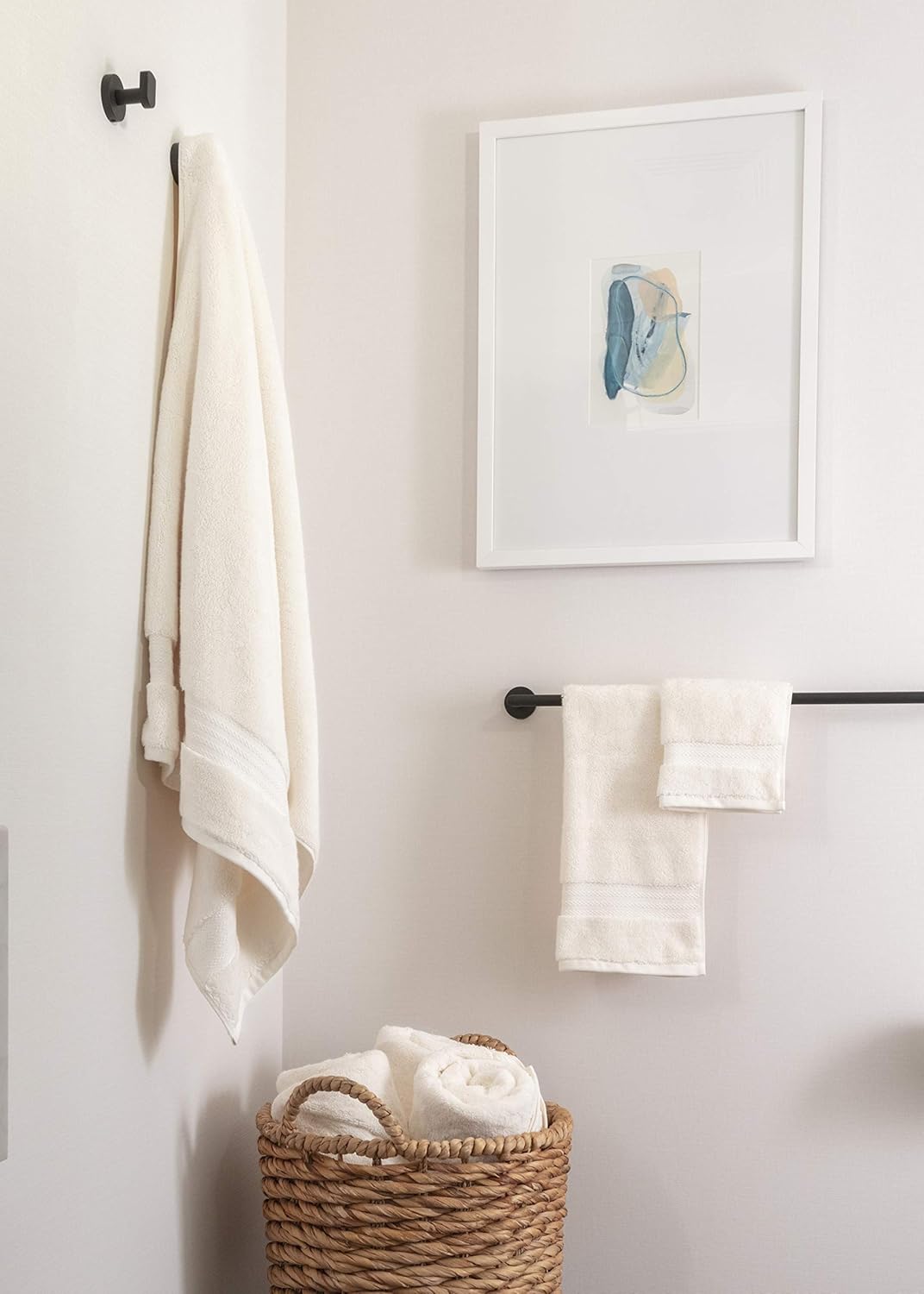 100 Organic Cotton Luxury Bath Towels Set