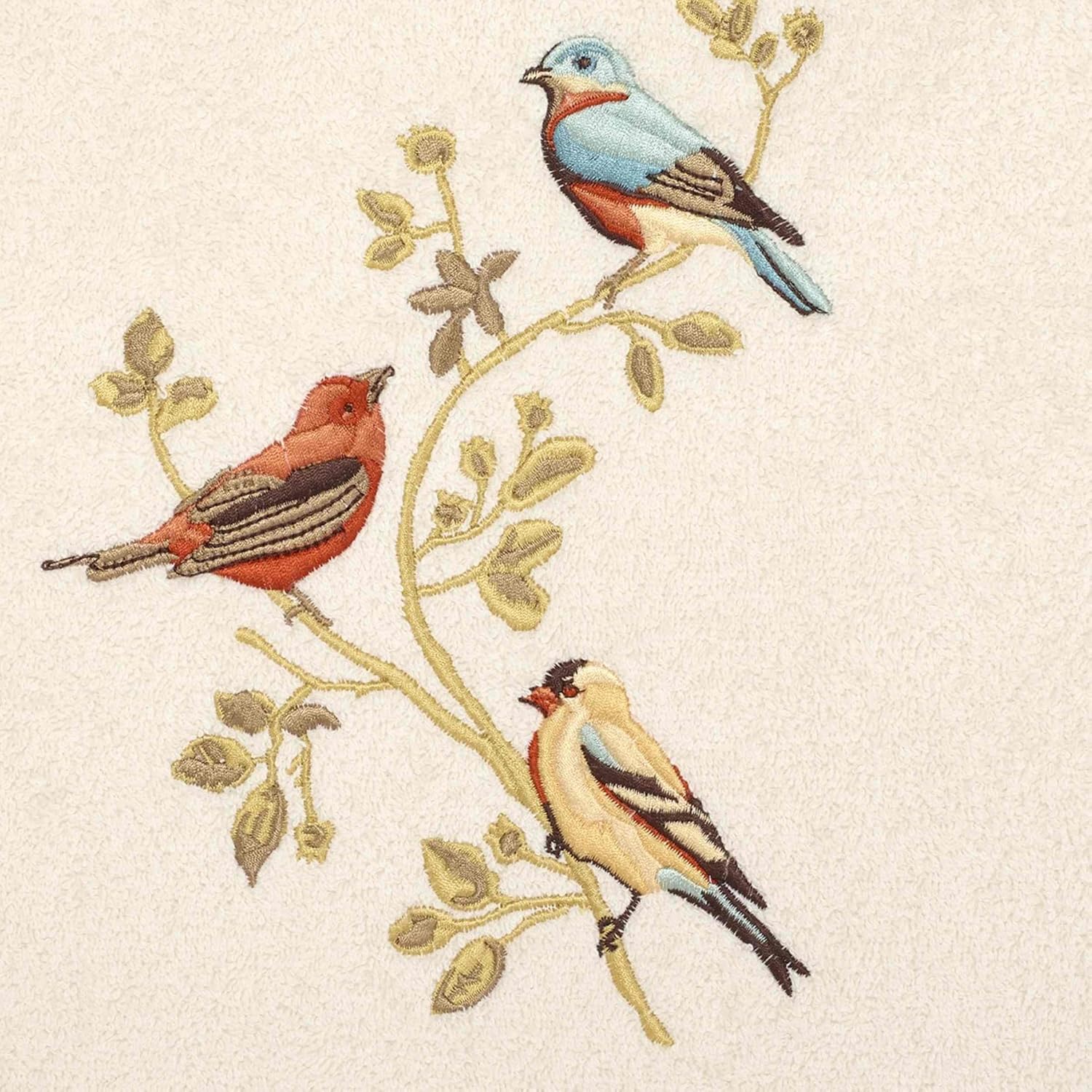 Avanti Linens Bath Towel Soft Absorbent 100 Cotton Premier Songbirds Collection