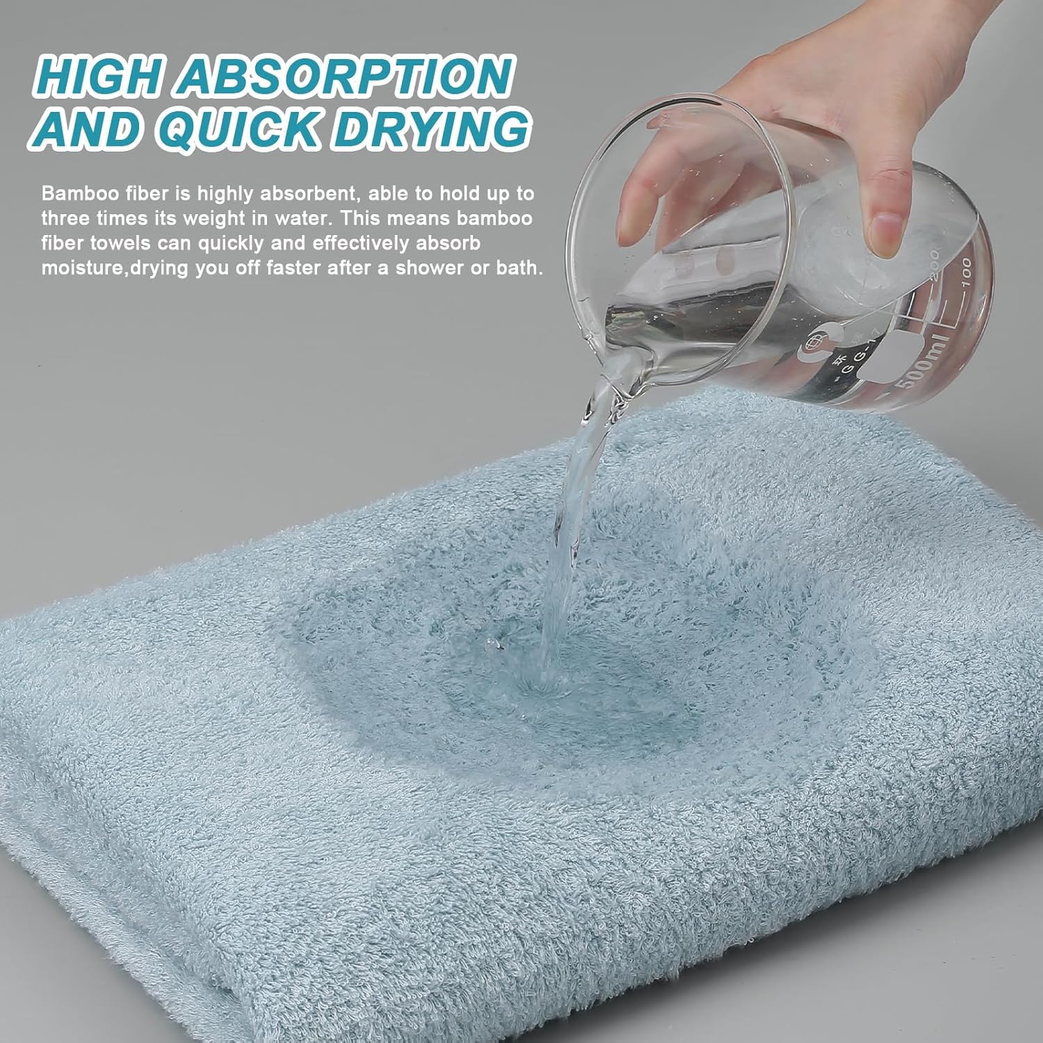 Bath Towels for Home Travel Gym Ultra-Absorbent Durable