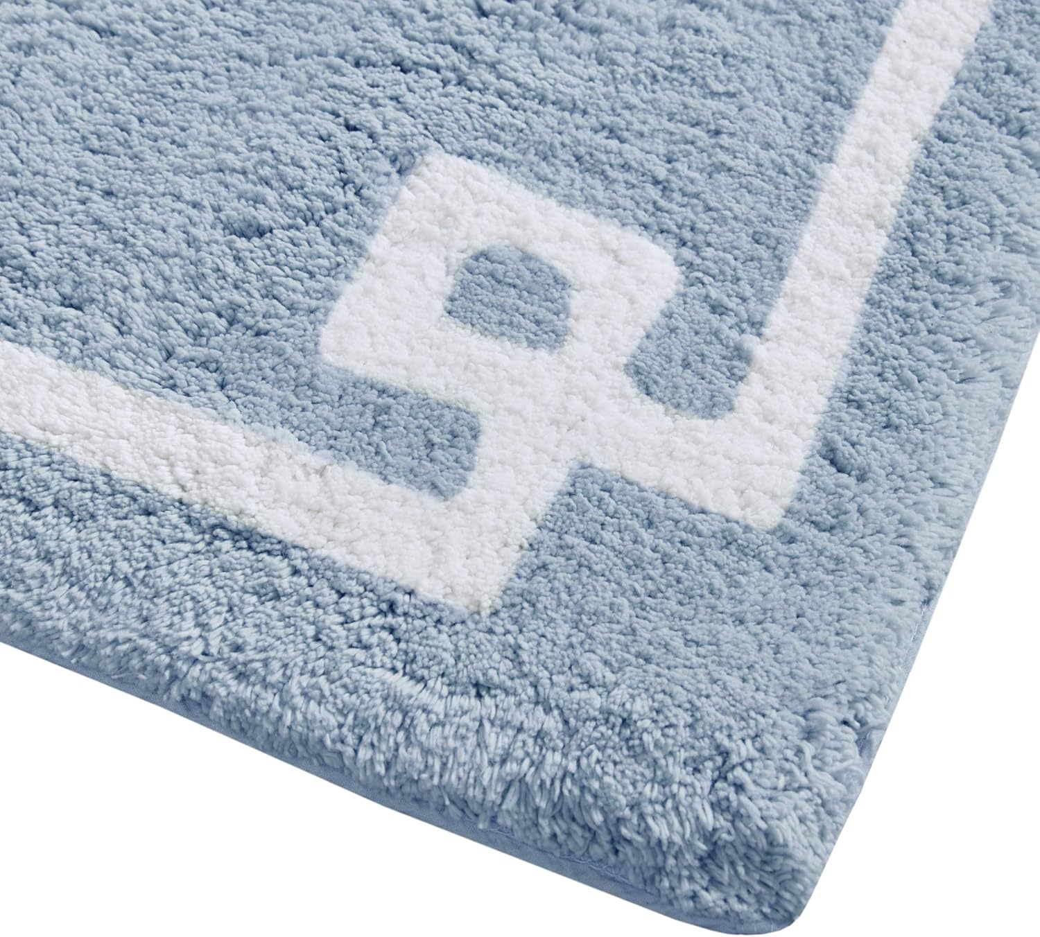 Madison Park Evan Bath Rug 20x30 Blue