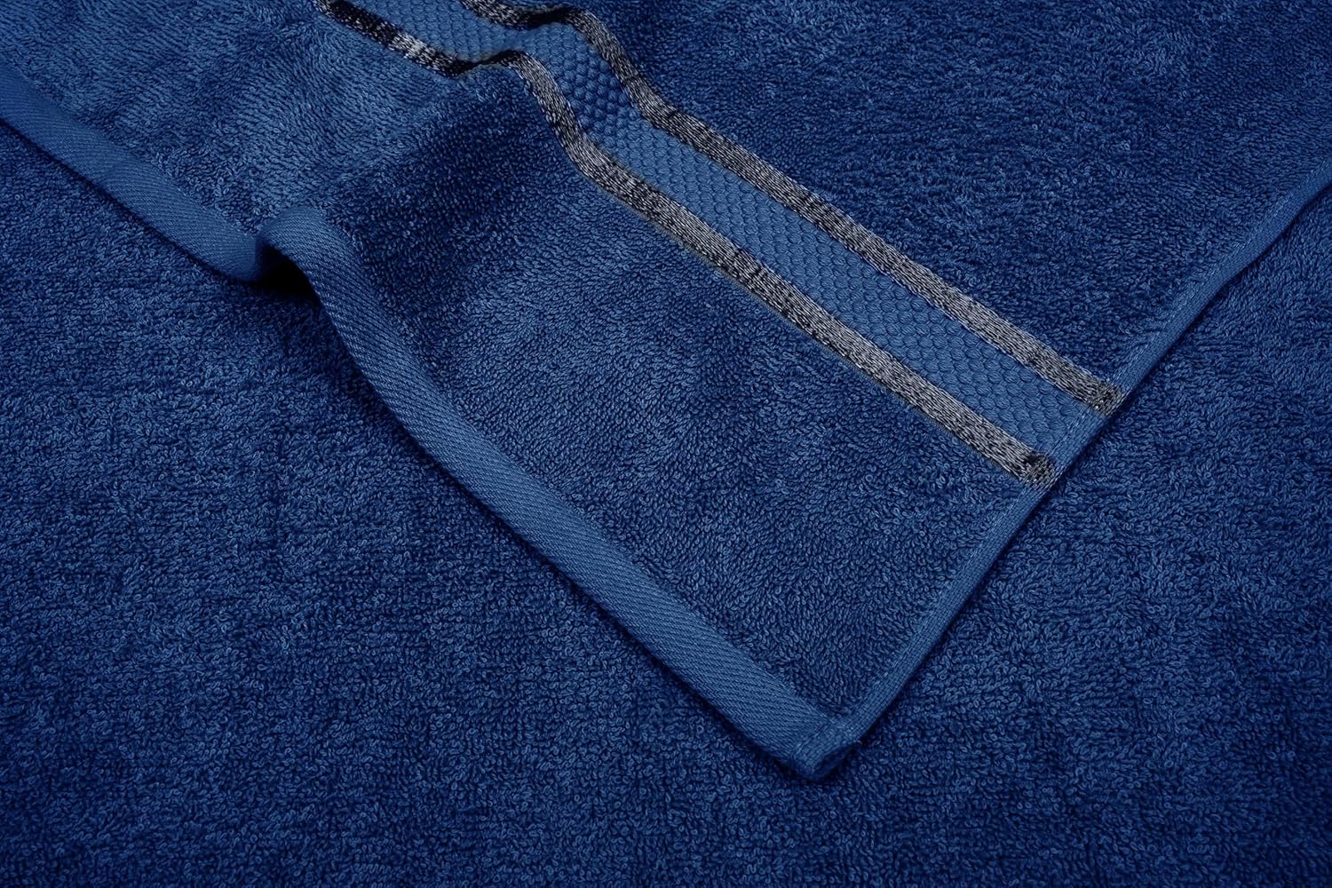 Navy Blue 8-Piece Premium Towel Set