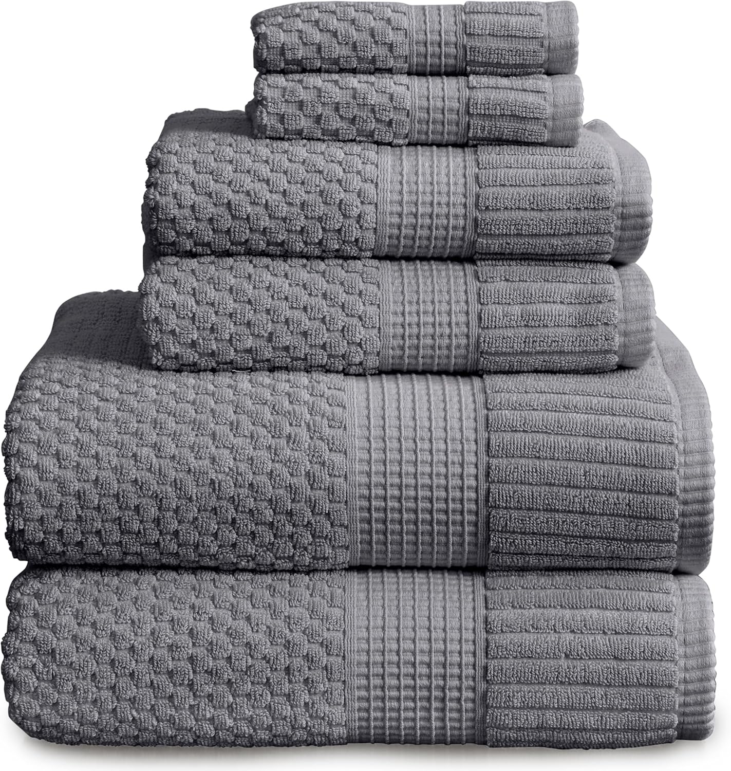 NY Loft 100 Cotton Towel Set 6 Piece