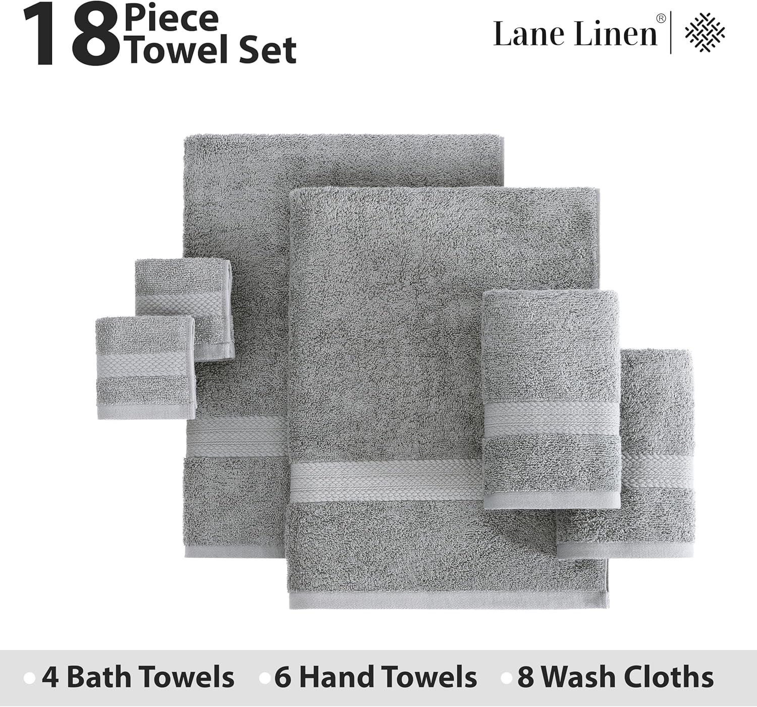 Premium Luxury Cotton Bath Set - Soft Absorbent for Your Washroom Enjoyment