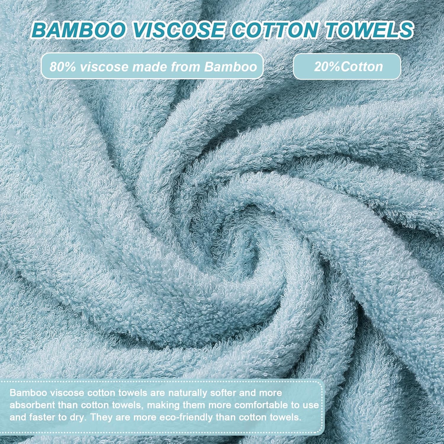 Bath Towels for Home Travel Gym Ultra-Absorbent Durable