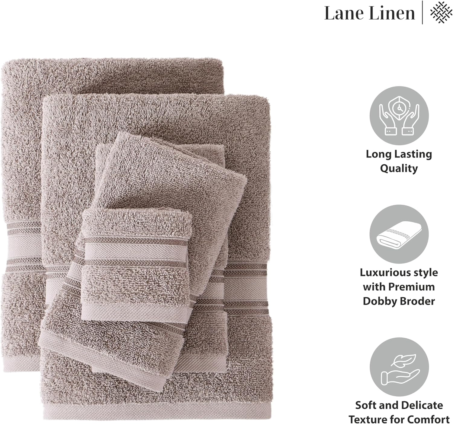 Luxury Platinum Luxury Bath Towels Set