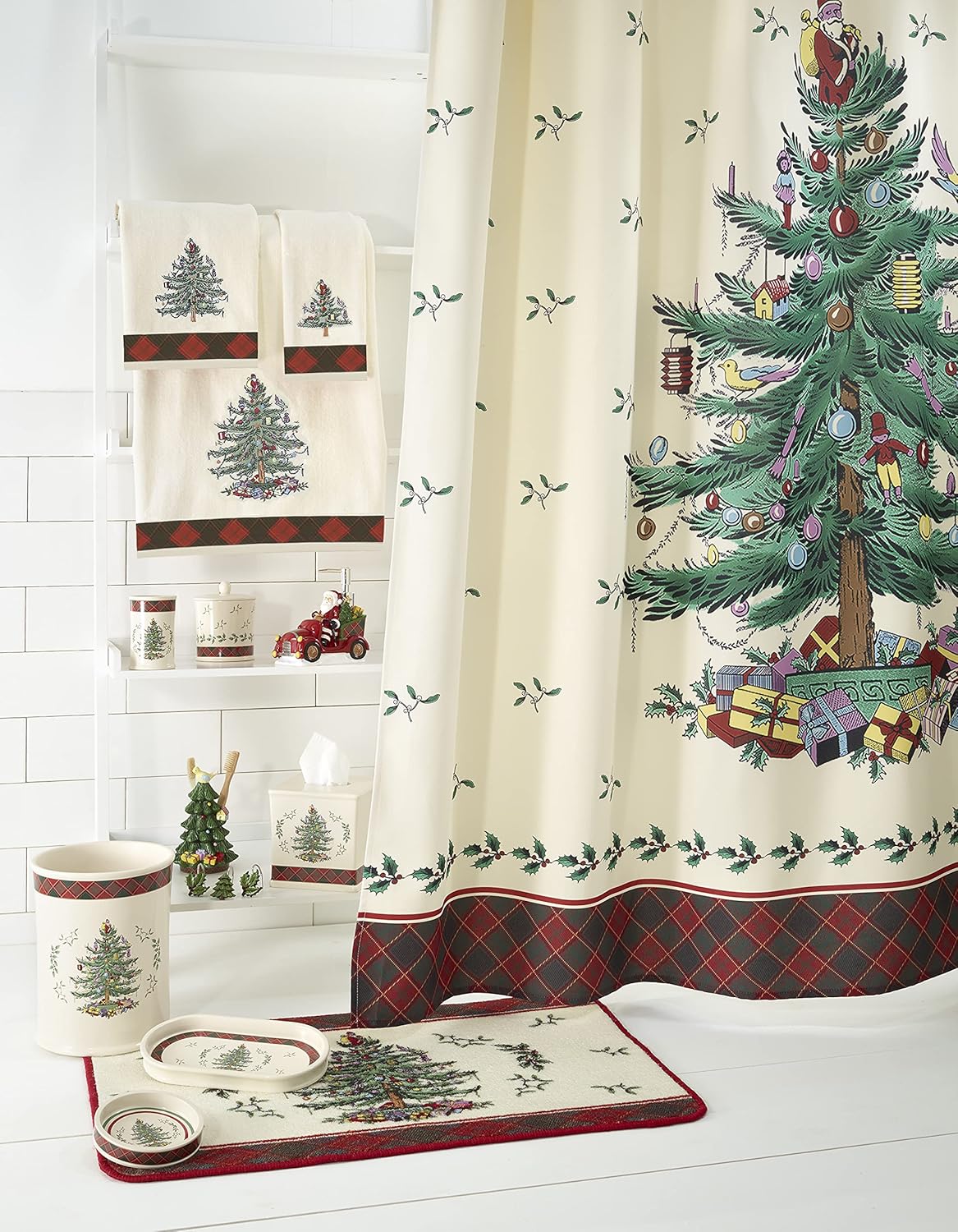 Spode Hand Towel Soft Absorbent Cotton Holiday Decor