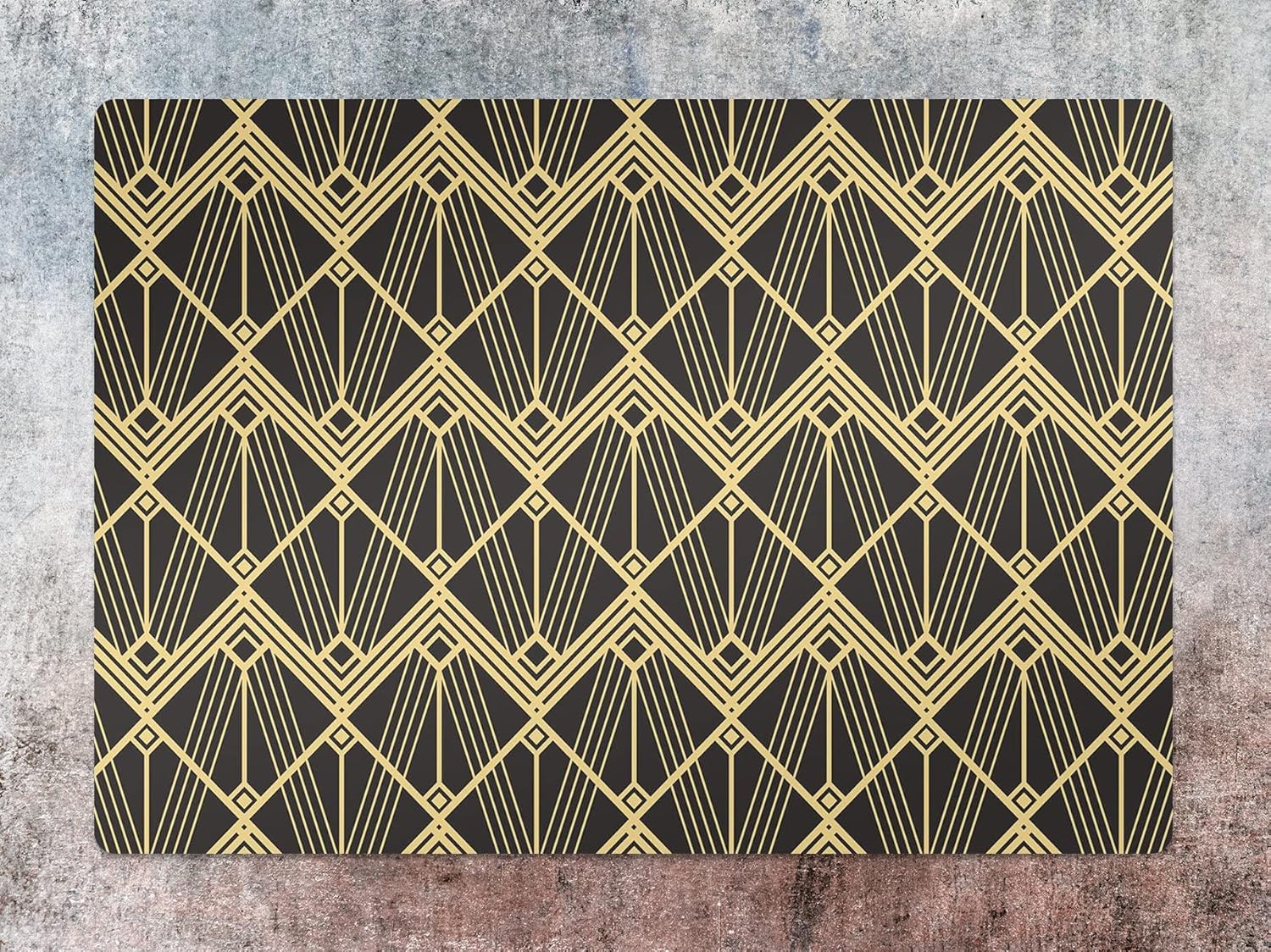 Art Deco Tiles Bath Mat
