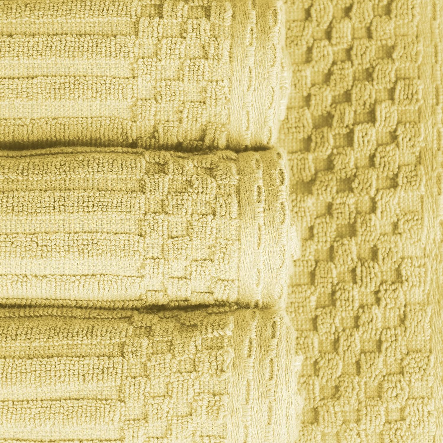 BLUENILEMILLS Cotton Bath Sheet Set of 2 - Golden Mist