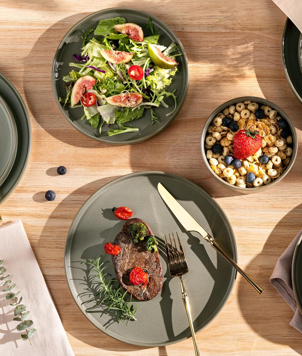 Terra Handmade Ceramic Dinnerware Set for 4