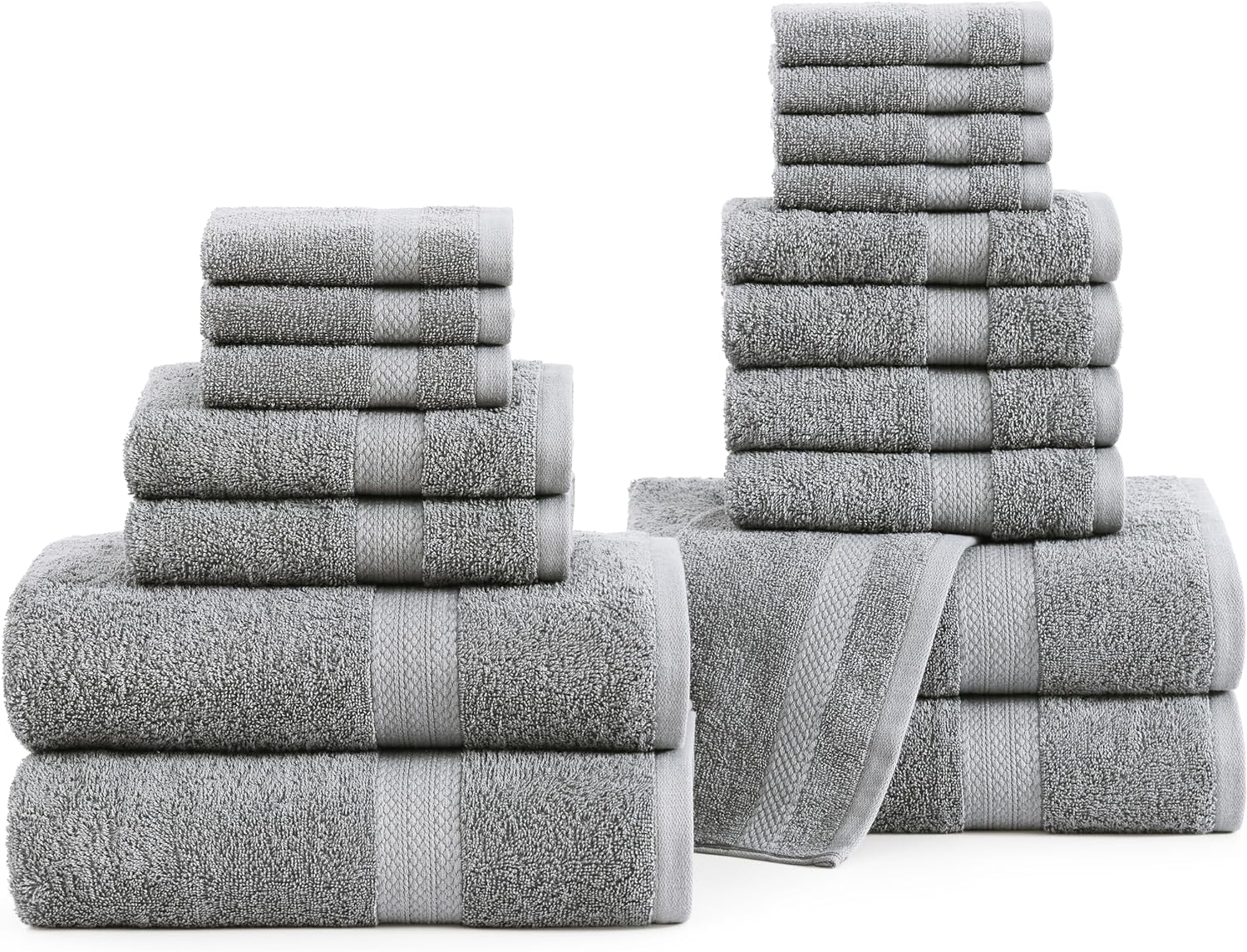 Premium Luxury Cotton Bath Set - Soft Absorbent for Your Washroom Enjoyment
