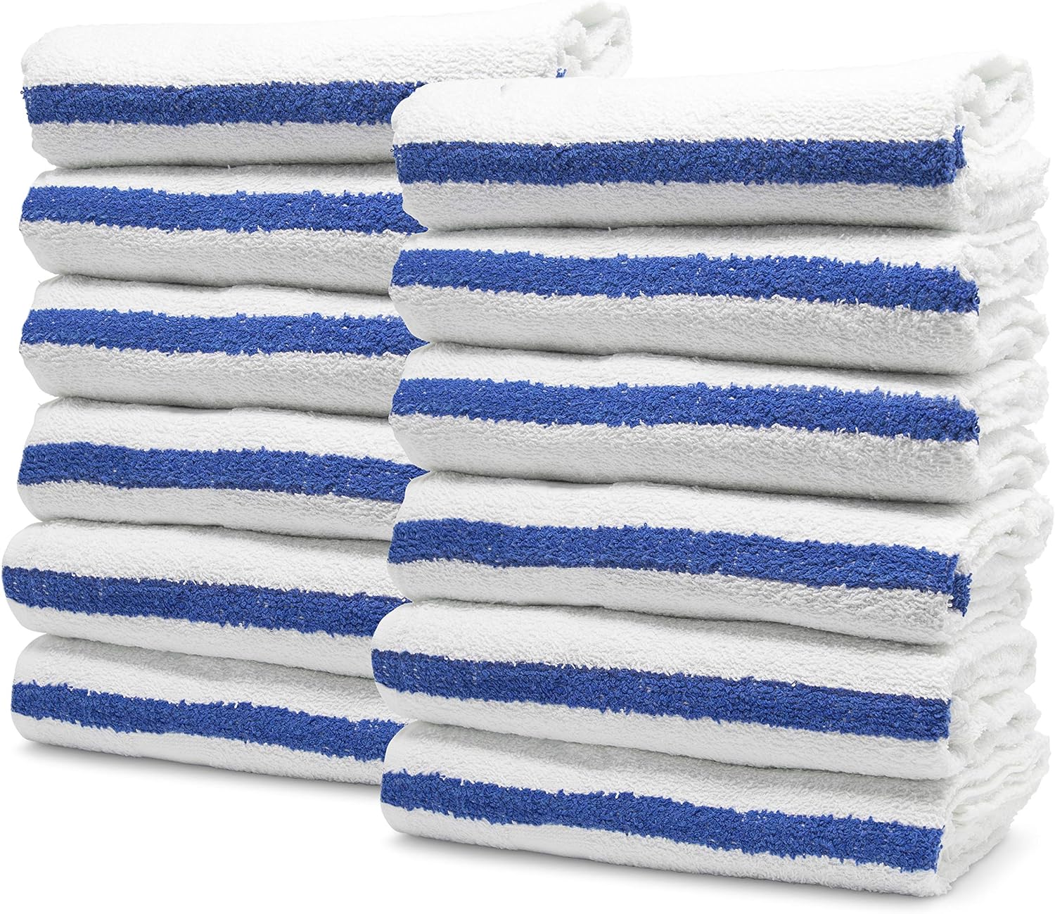 Pacific Linens Premium Ultra-Soft Cotton Bath Towels 24 Pack 22x44
