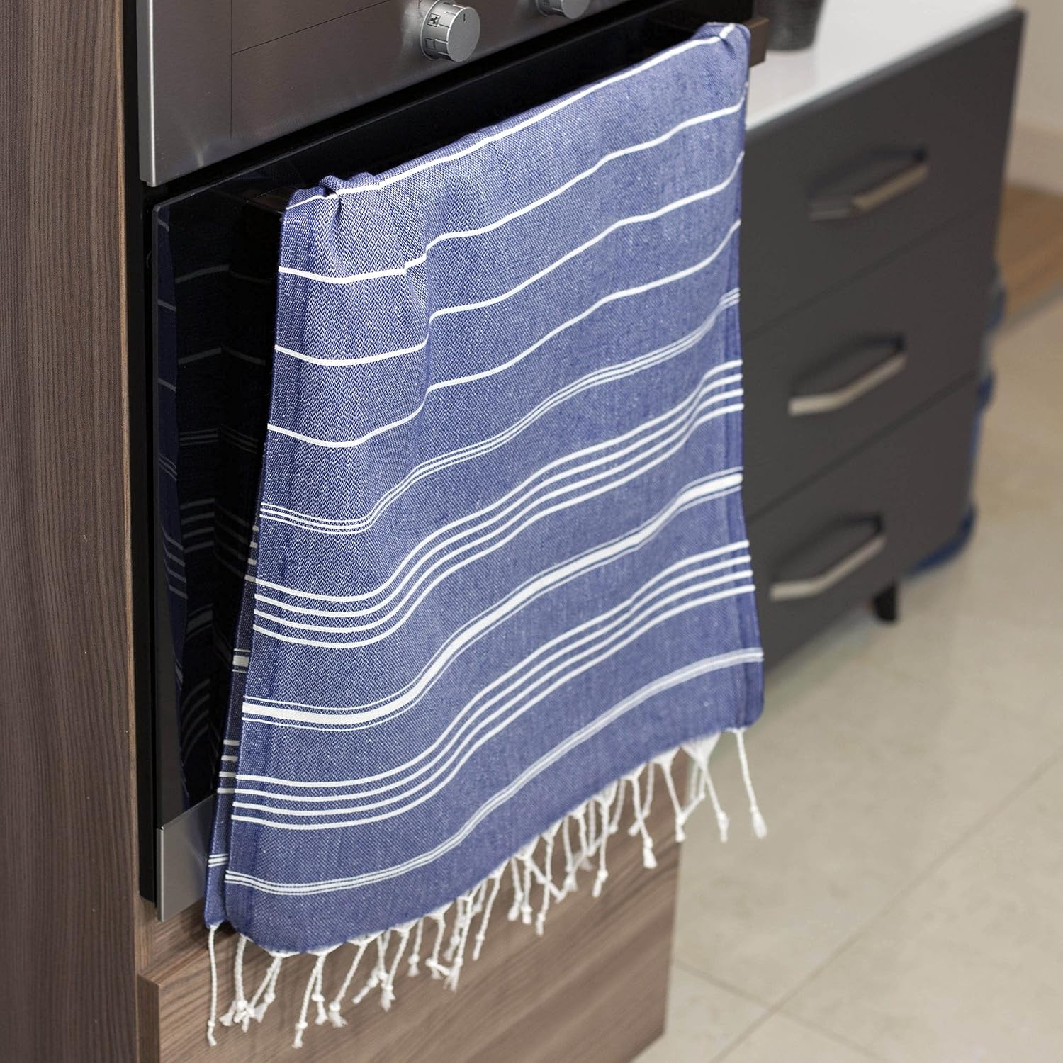 Clotho 4-Piece Turkish Cotton Hand Towels Set 18x40 inches
