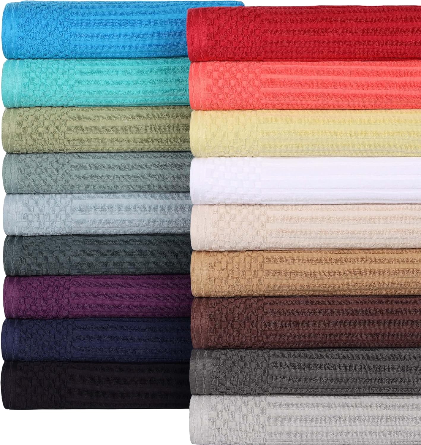 BLUENILEMILLS Cotton Bath Sheet Set of 2 - Golden Mist