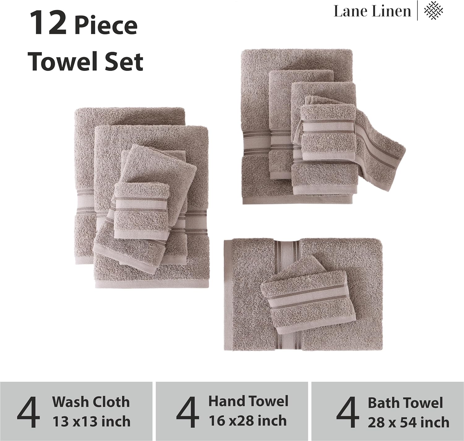 Luxury Platinum Luxury Bath Towels Set