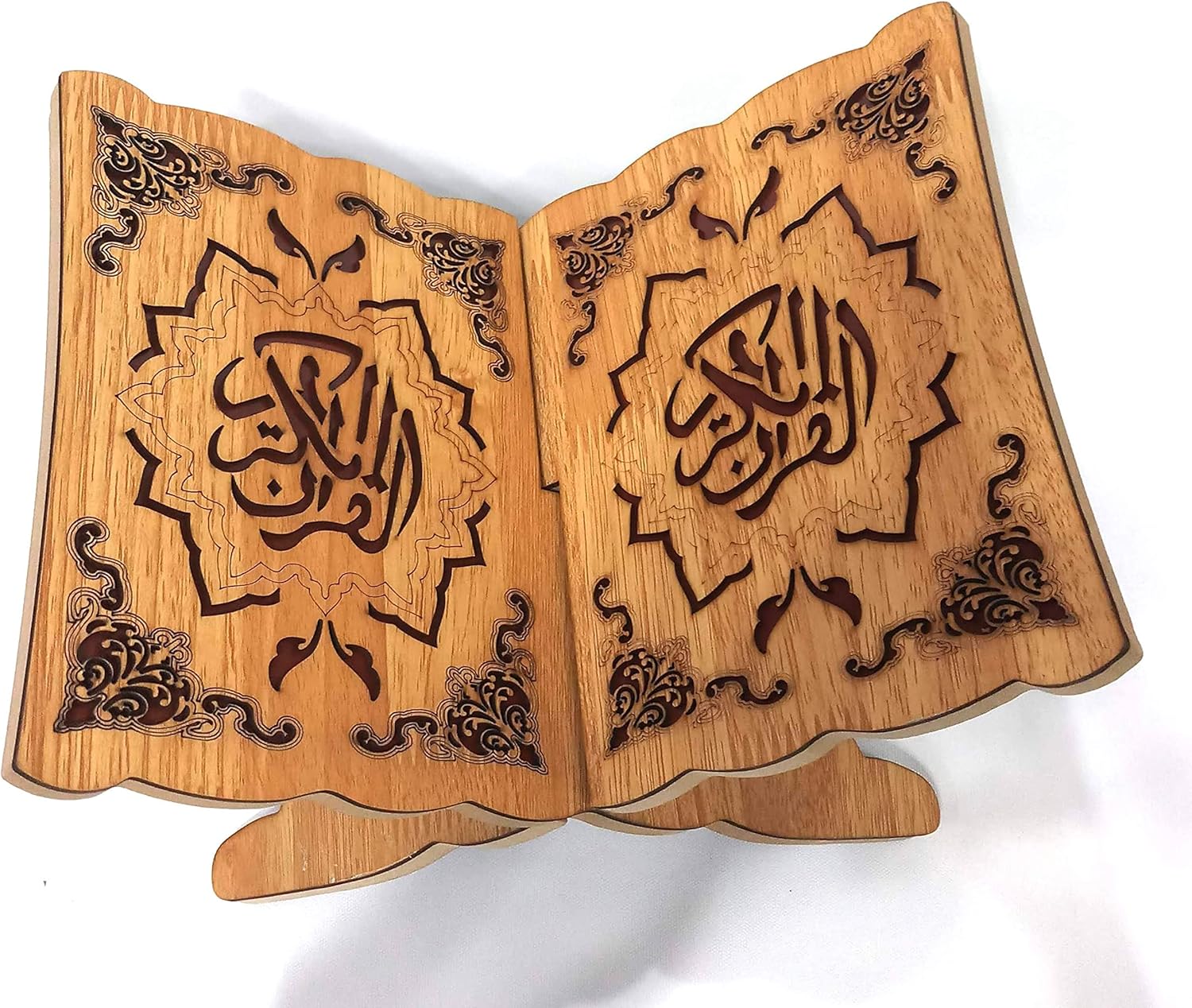 Beautiful Quran Stand with Arabic Calligraphy for Home or Gifting