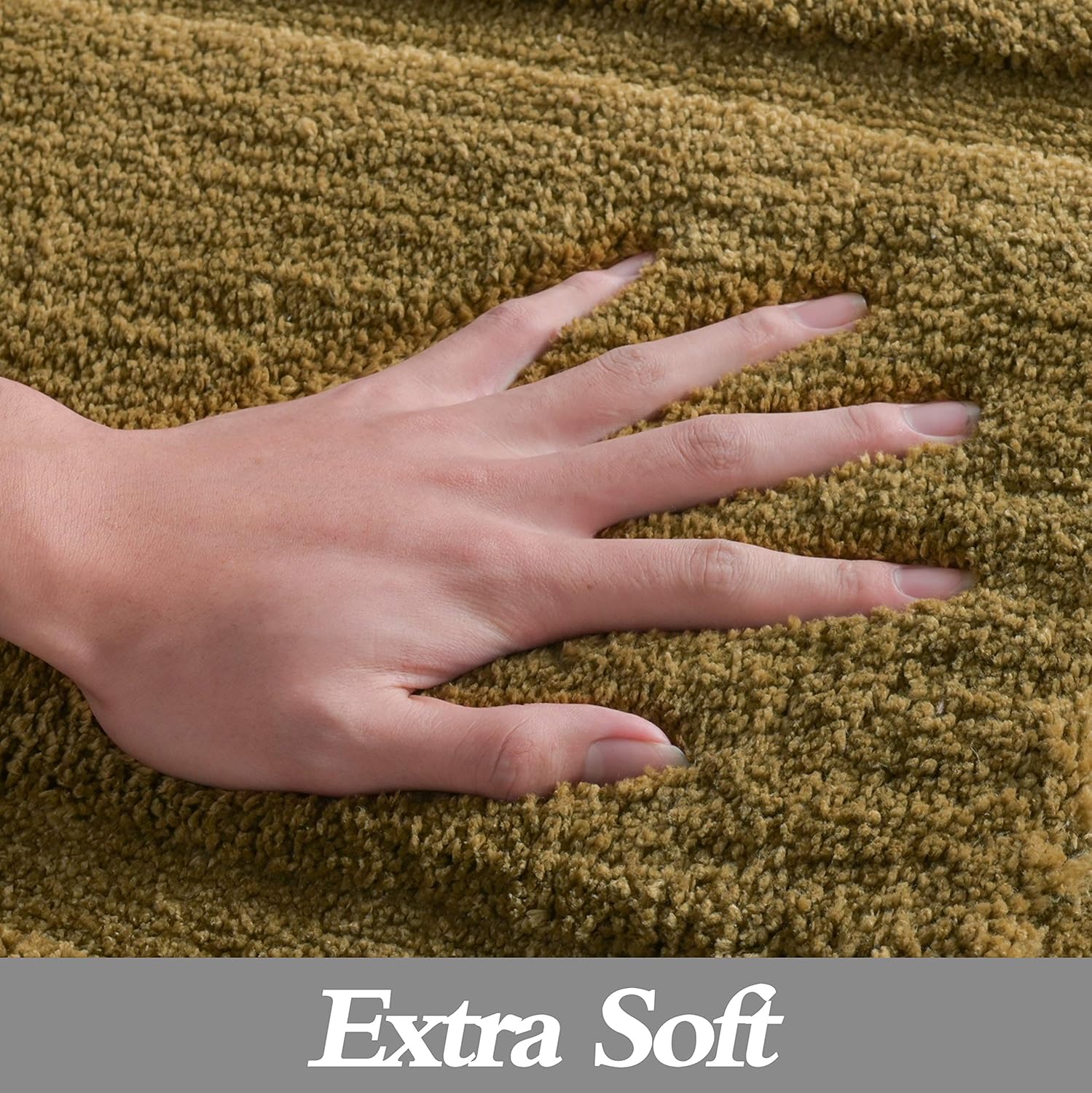 TOMORO Microfiber Non-Slip Bathroom Rug