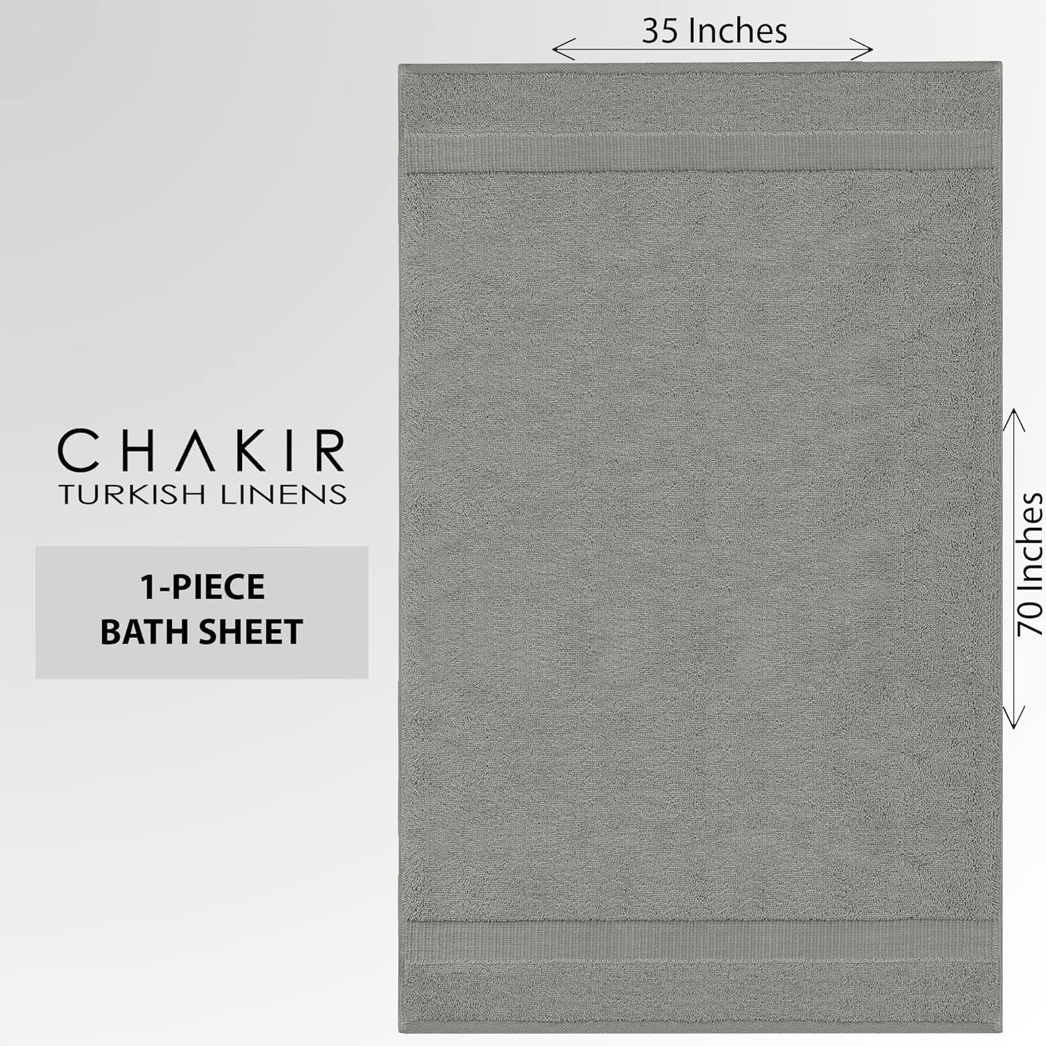 Chakir Turkish Linens 100 Cotton Premium Turkish Towels for Bathroom 35x70