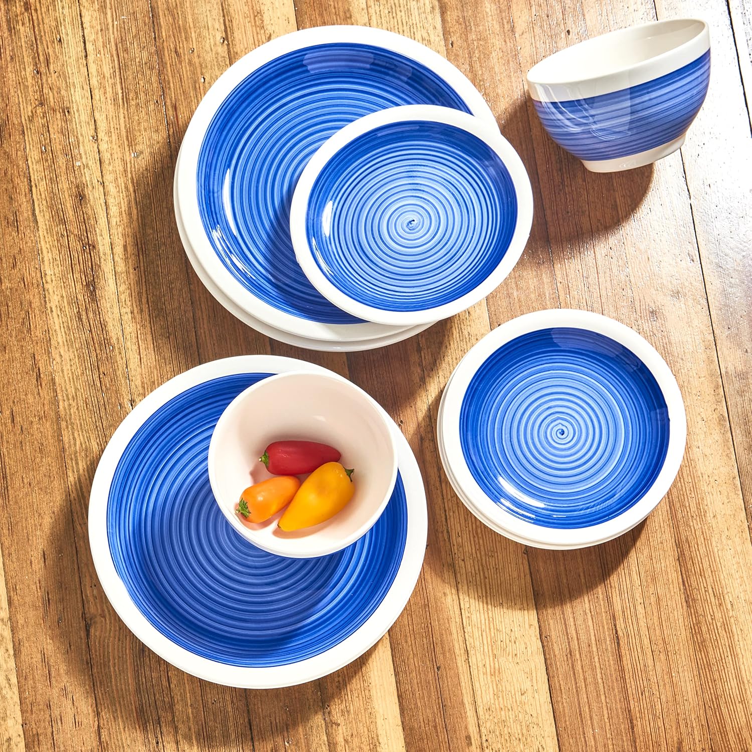 Sample Your Unique dining style with the American Atelier 12-Piece Dinnerware Set